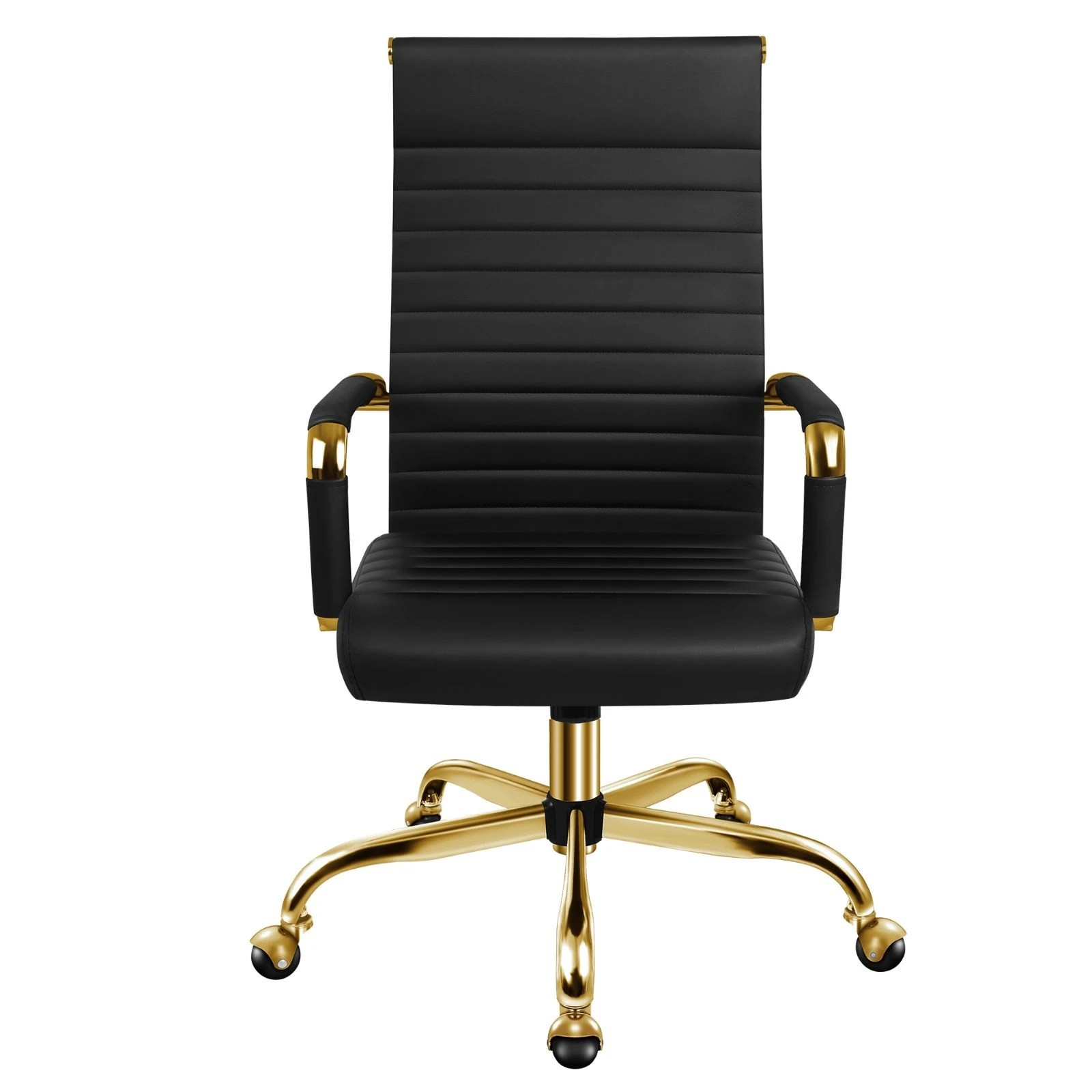 6 Alfordson Office Chair Padded Seat Ergonomic Executive Computer Study Gaming - Black, 6 of 10