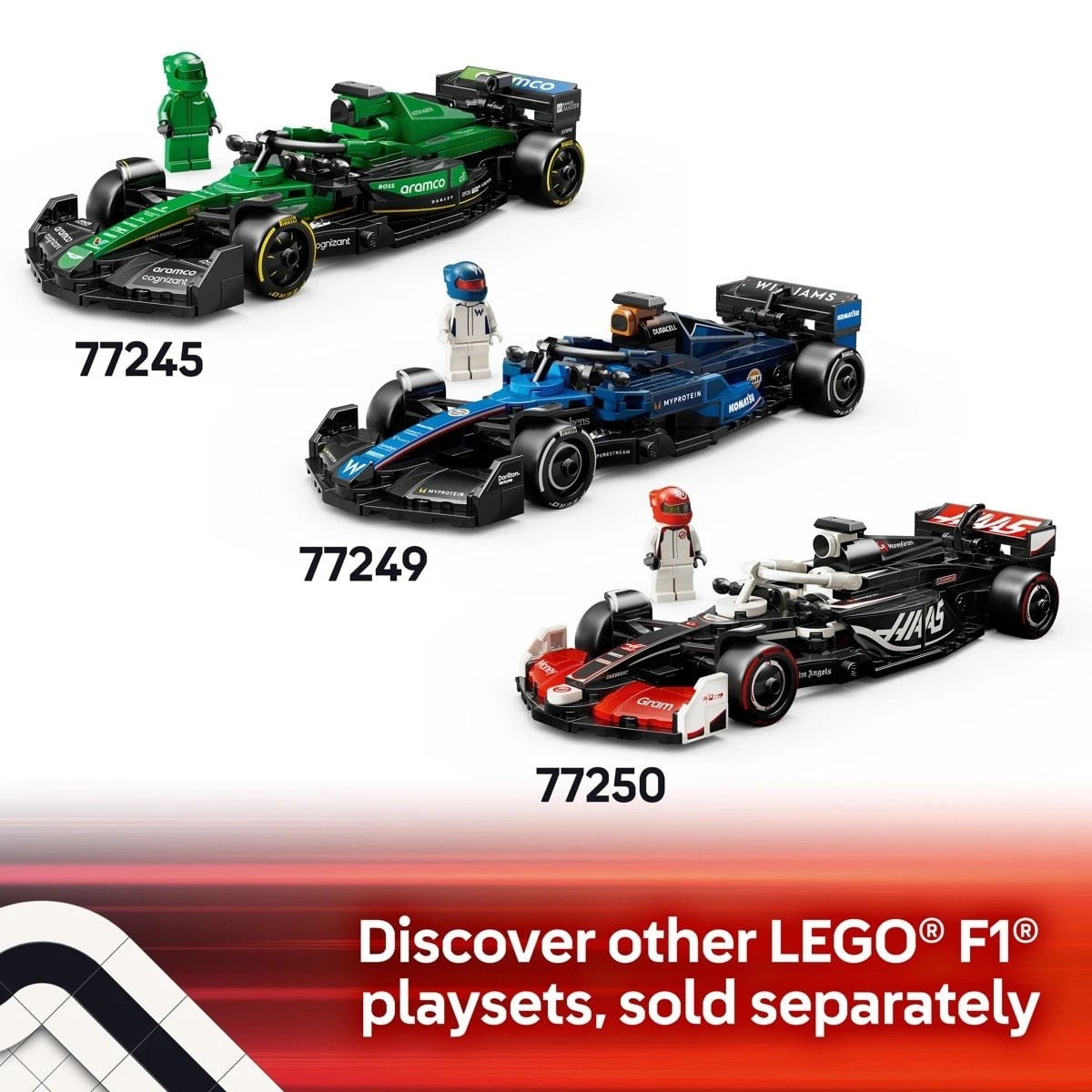 8 LEGO Speed Champions Aston Martin Aramco F1 AMR24 Race Car 77245, 8 of 10