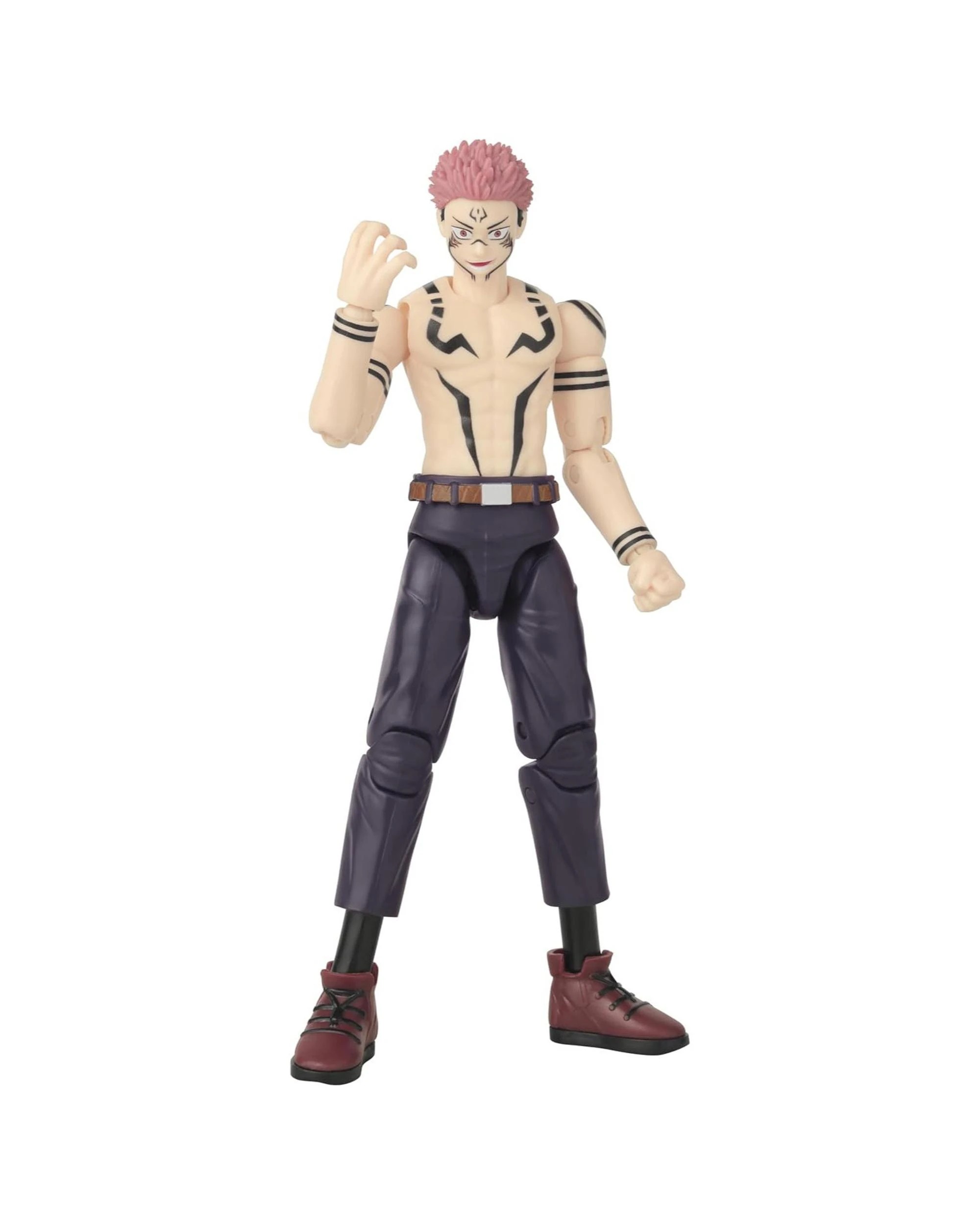 8 Bandai Anime Heroes Jujutsu Kaisen Ryomen Sukuna Uniform Ver. Action Figure, 8 of 10
