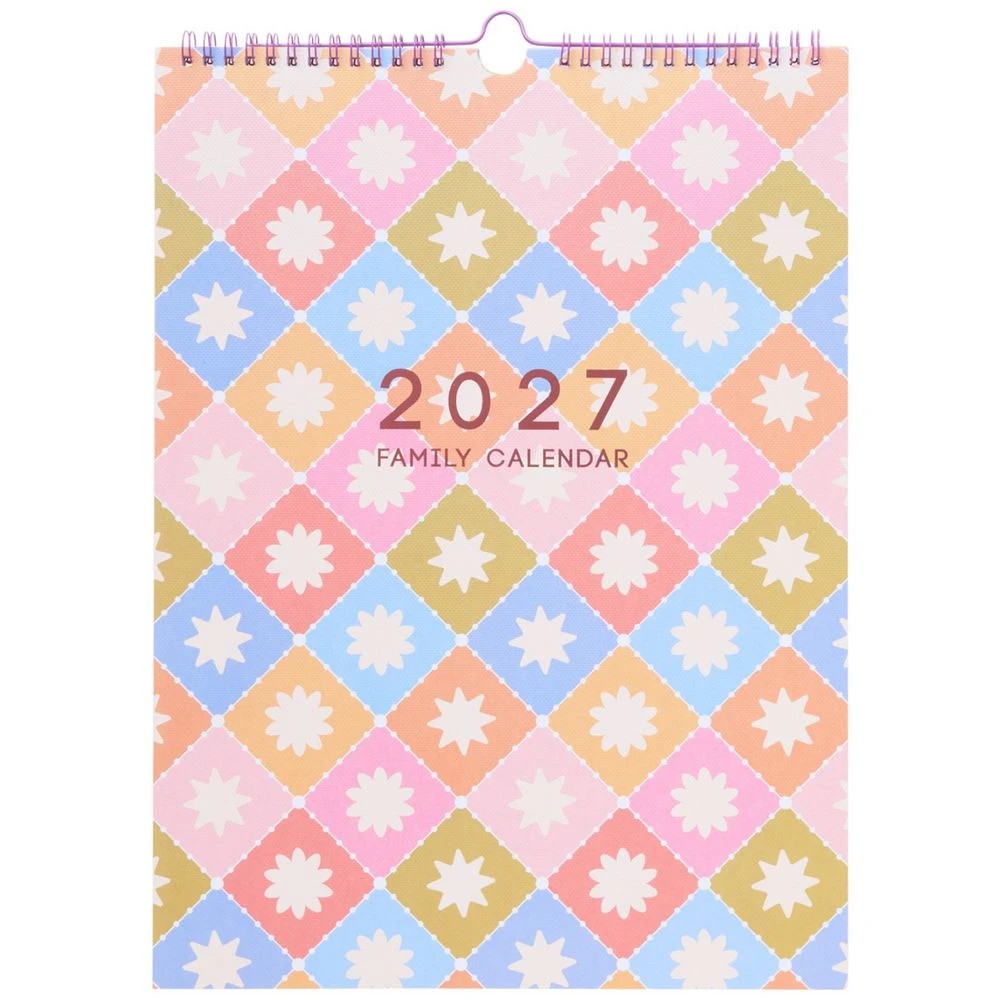 1 Officeworks 2027 Family Planner Geo, 1 of 3
