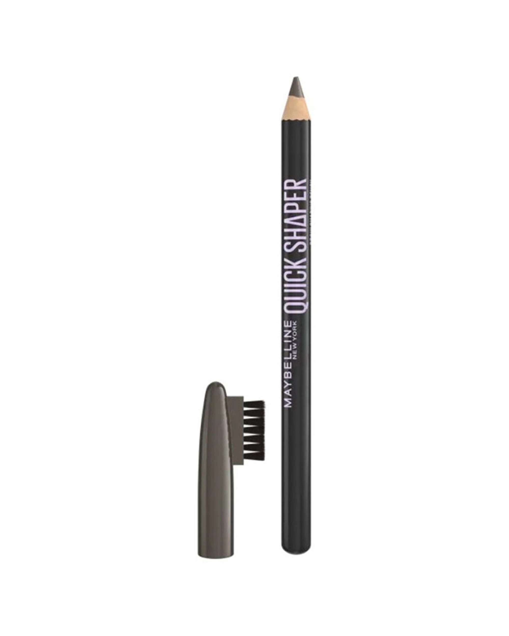 1 Maybelline Brow Quick Shaper Eyebrow Pencil With Brush 05 Deep - Brown, 1 of 1