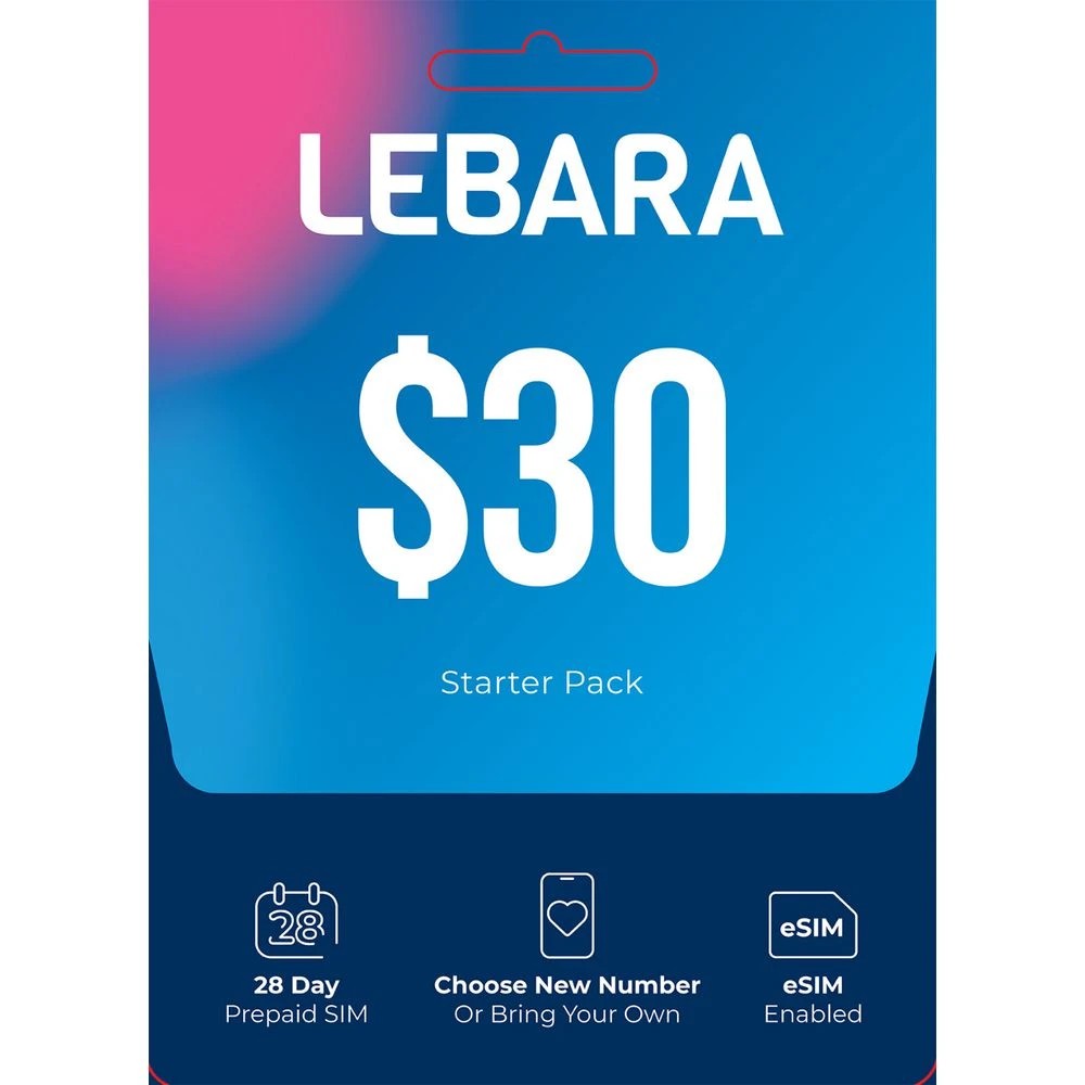 1 Lebara $30 Prepaid Eco SIM, 1 of 1