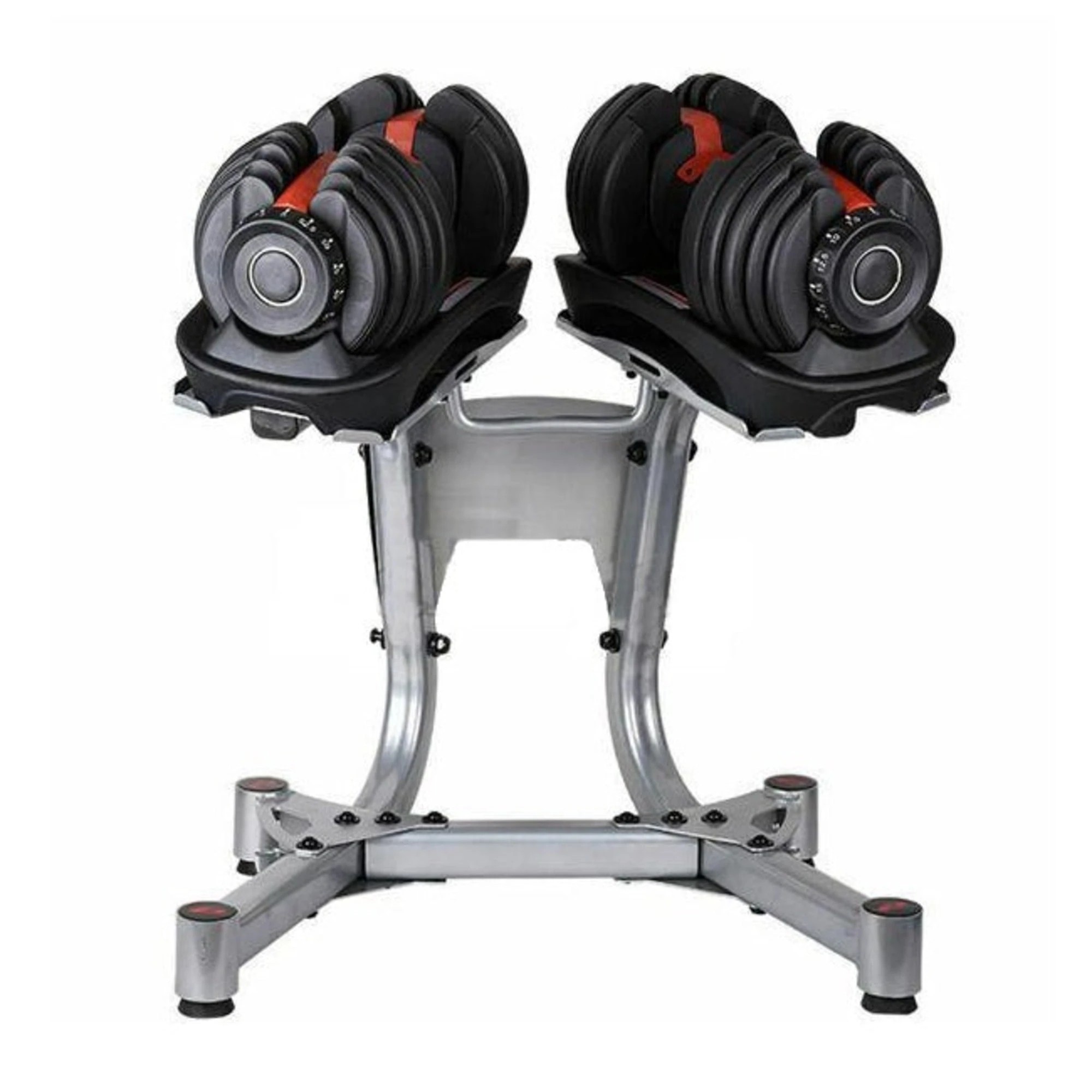 6 Fitness Master Adjustable Dumbbell Stand Rack Holder Home Gym Equipment Weight, 6 of 6