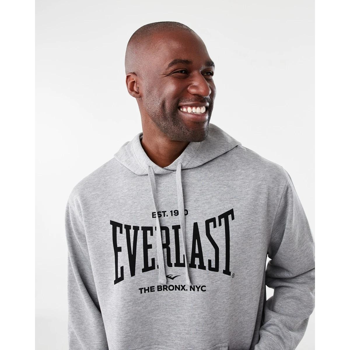 4 Everlast Mens Bronx Hoodie Ash, 4 of 8