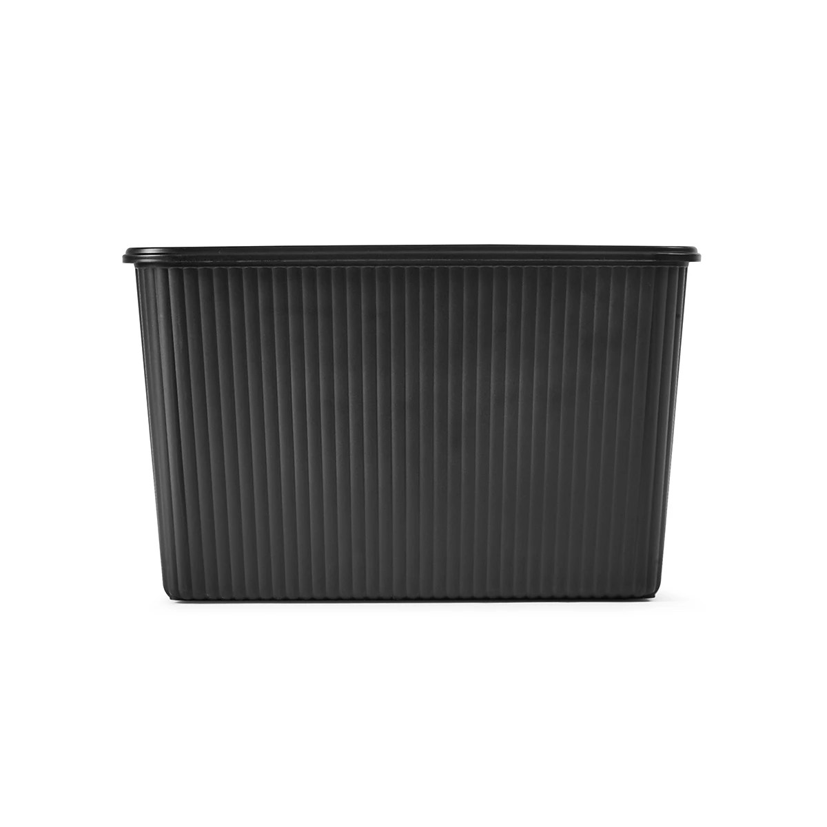 3 18L Ribbed Container - Black, 3 of 10