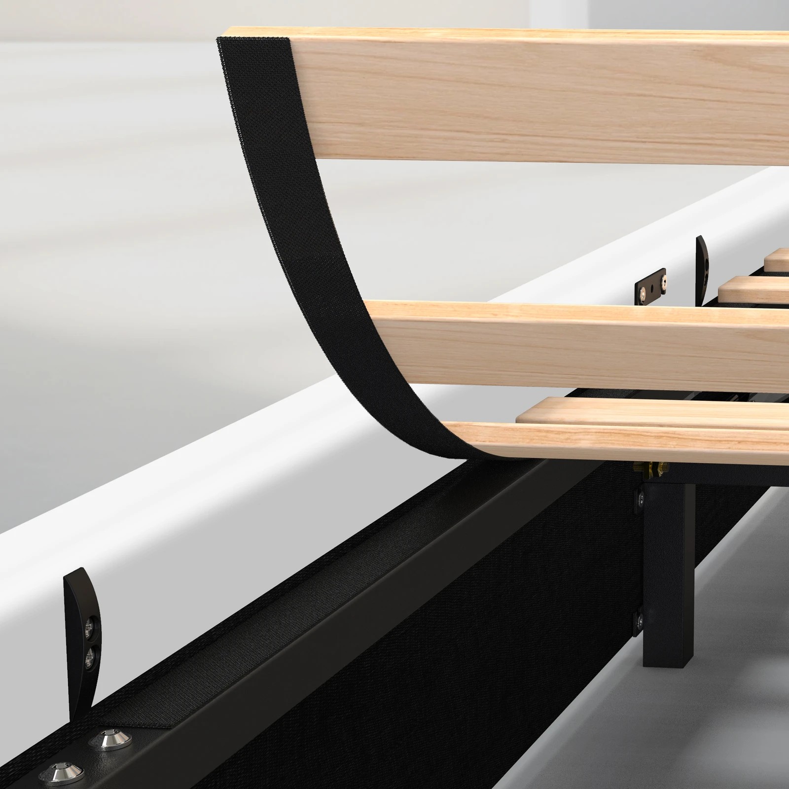 8 Alfordson Bed Frame King Single Gas Lift Base With Storage Leather Howell - White, 8 of 10