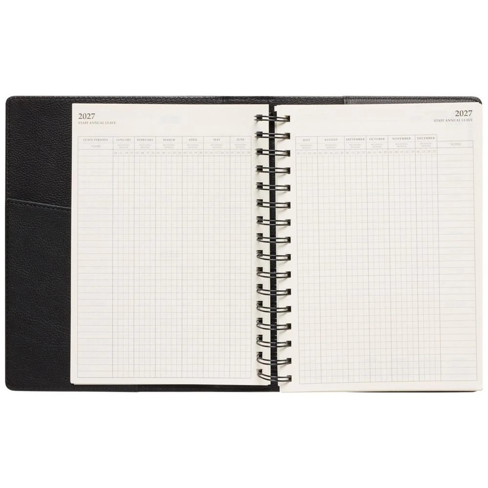 5 Officeworks A5 Day to Page Prestigio 2027 Diary Black, 5 of 7