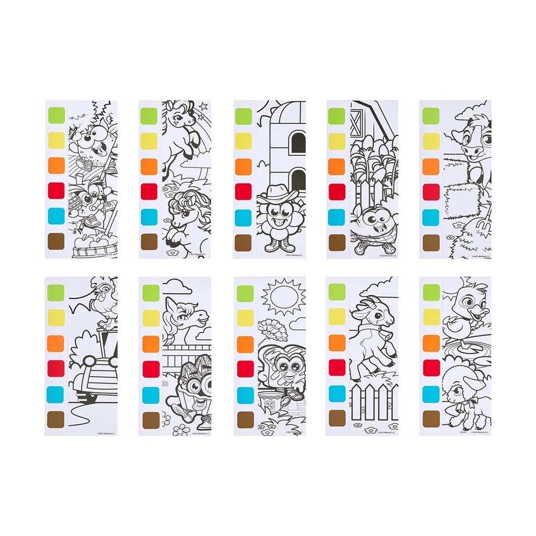 4 Scentos Fruit Farm Scented Watercolour Kit, 4 of 6