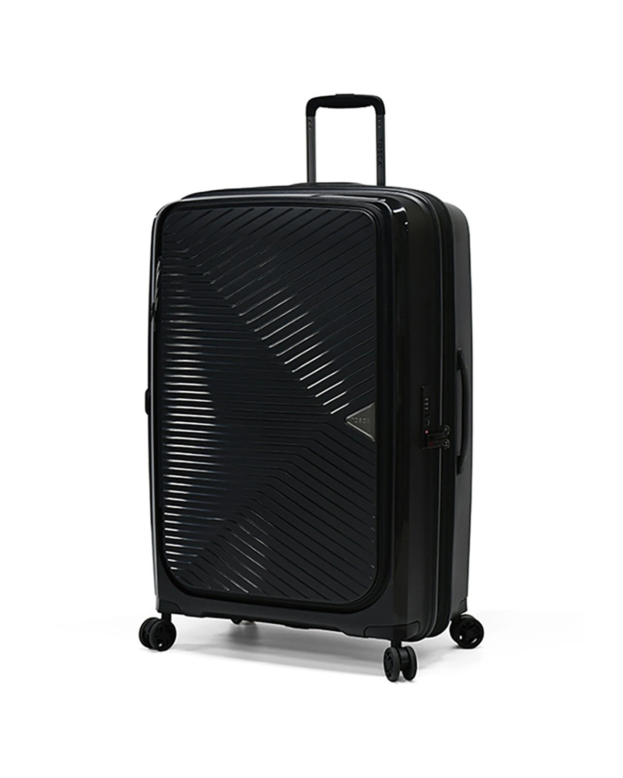 1 Tosca Space X 29" Trolley Checked Luggage Travel Suitcase - Black, 1 of 7