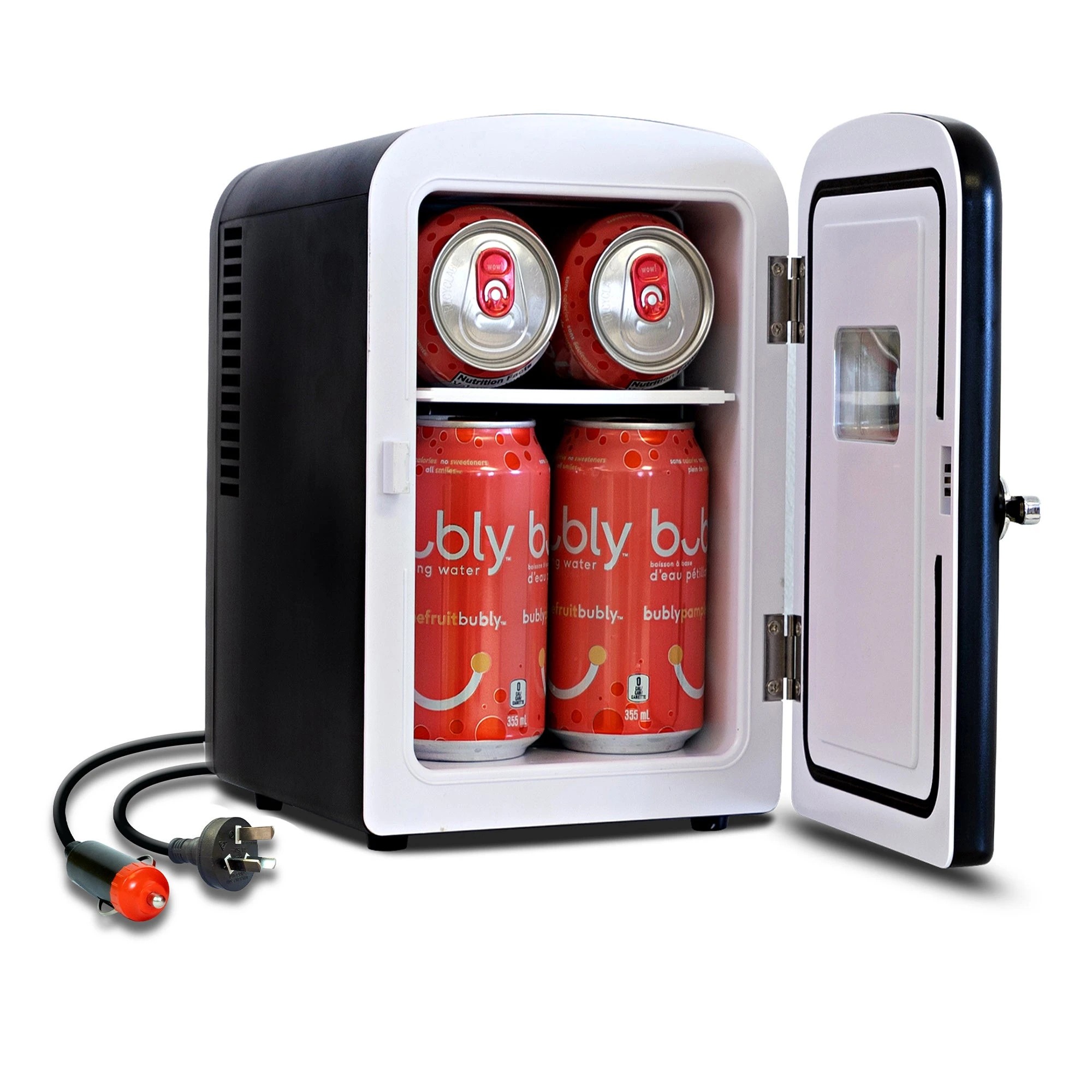 7 Koolatron 4L Retro Mini Fridge - Black, 7 of 8