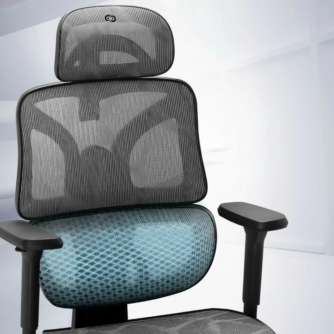 5 Artiss Ergonomic Office Chair Footrest - Grey, 5 of 6