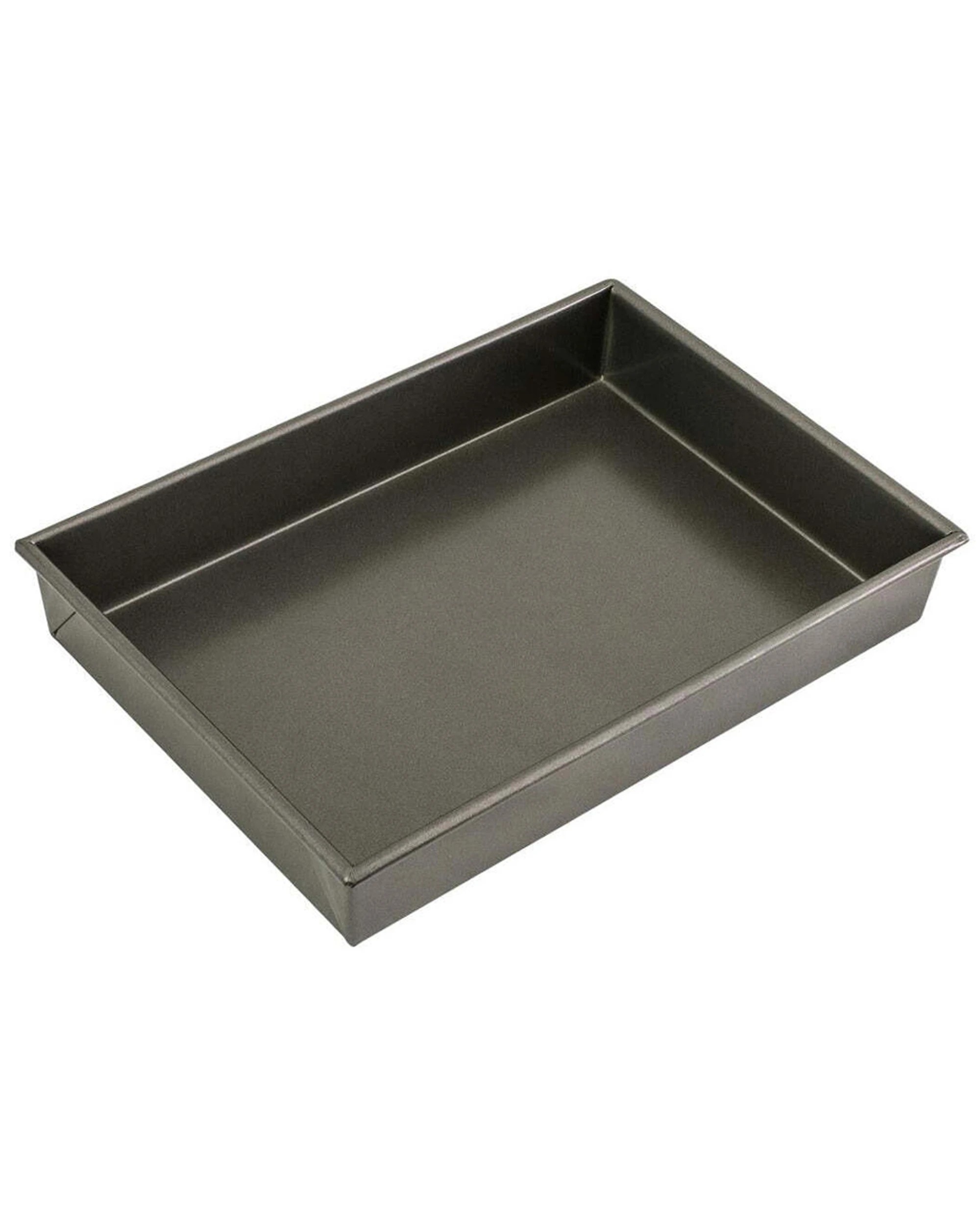 3 Bakemaster Rectangular Deep Cake Pan 35cm X 24cm Carbon Steel Nonstick
 - Grey, 3 of 3