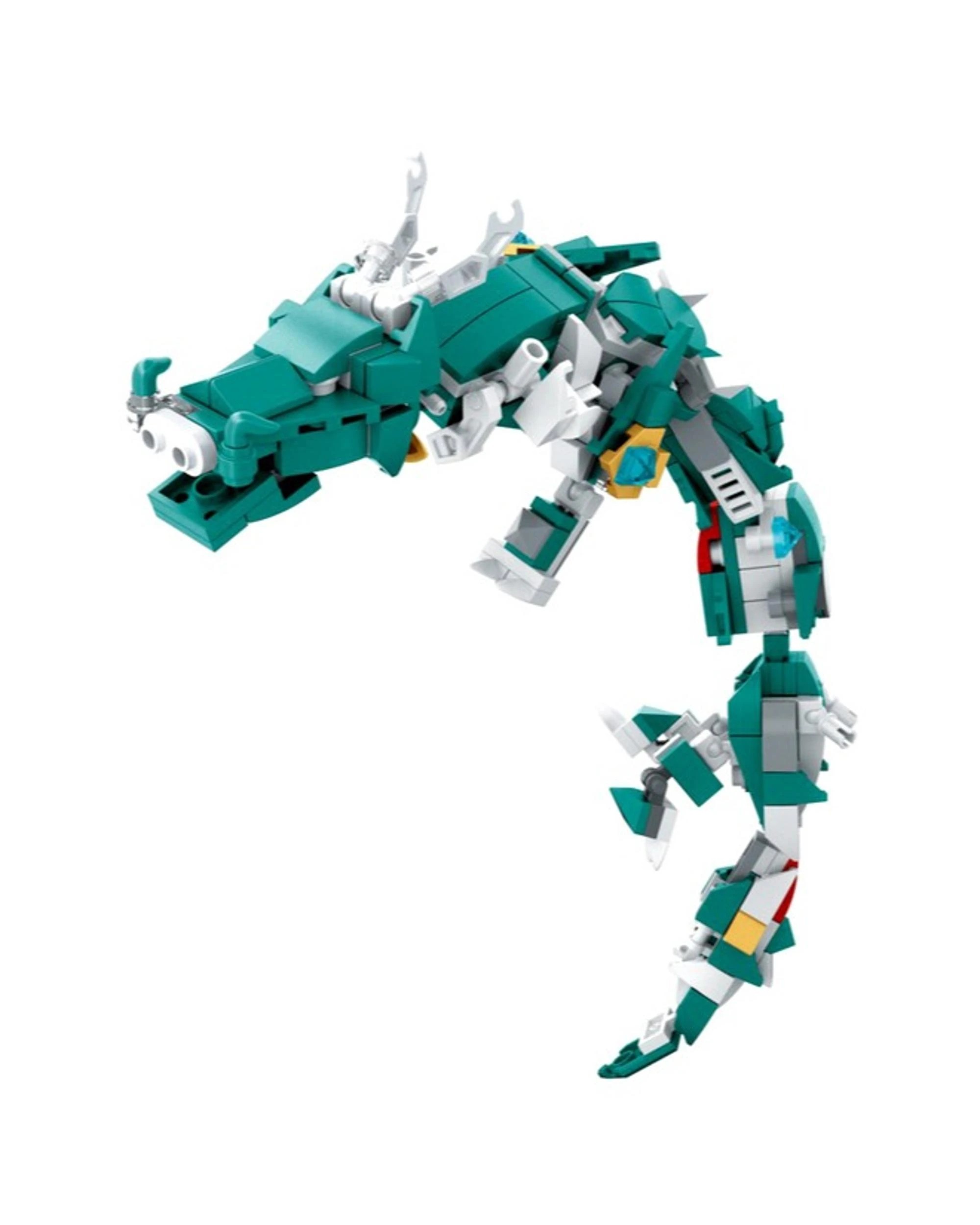 3 iM.Master Mechanical Master Five Generals Dragon Blue 357 Piece Model Kit - 6849 - Blue, 3 of 3