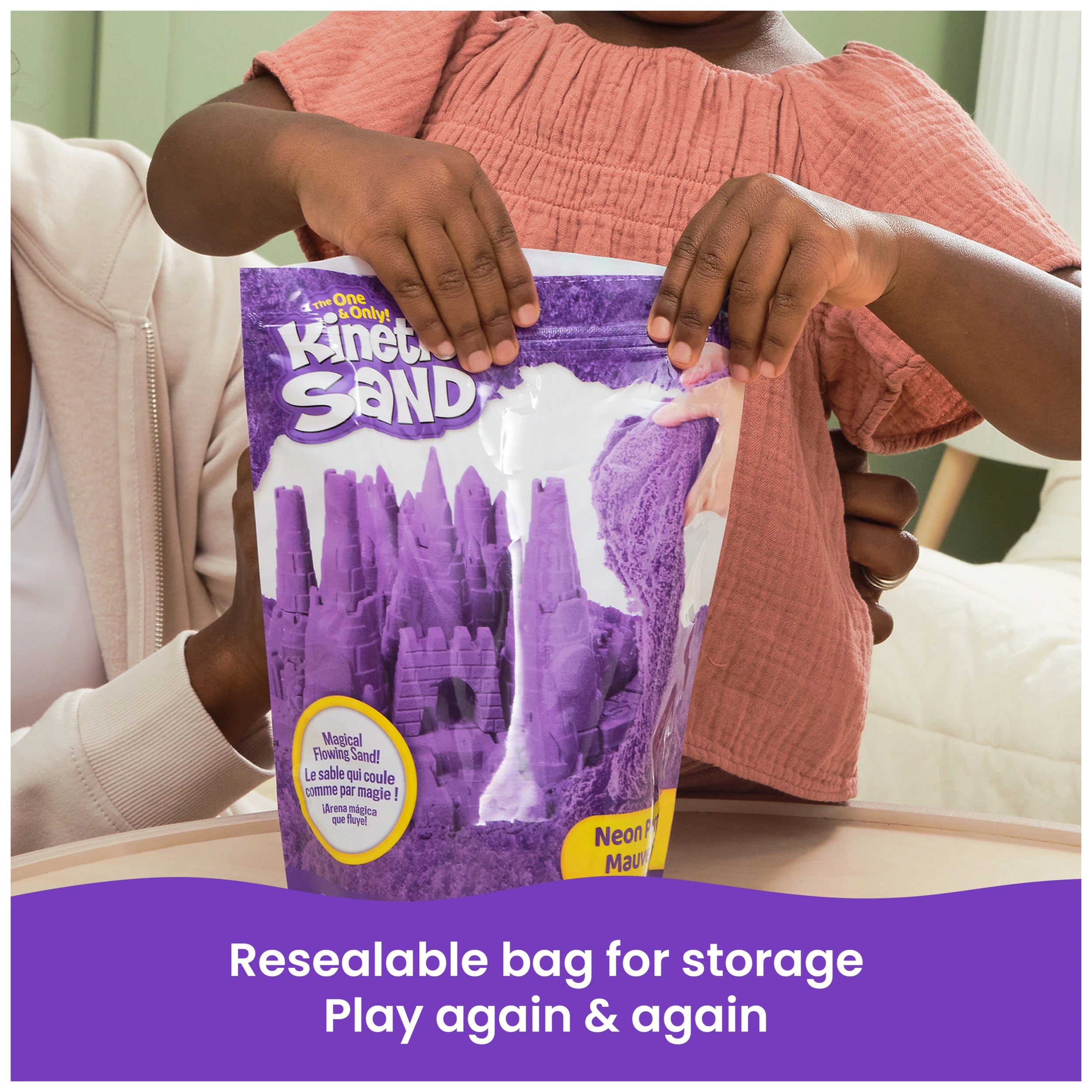 9 Kinetic Sand Colour Bag - Purple, 9 of 9