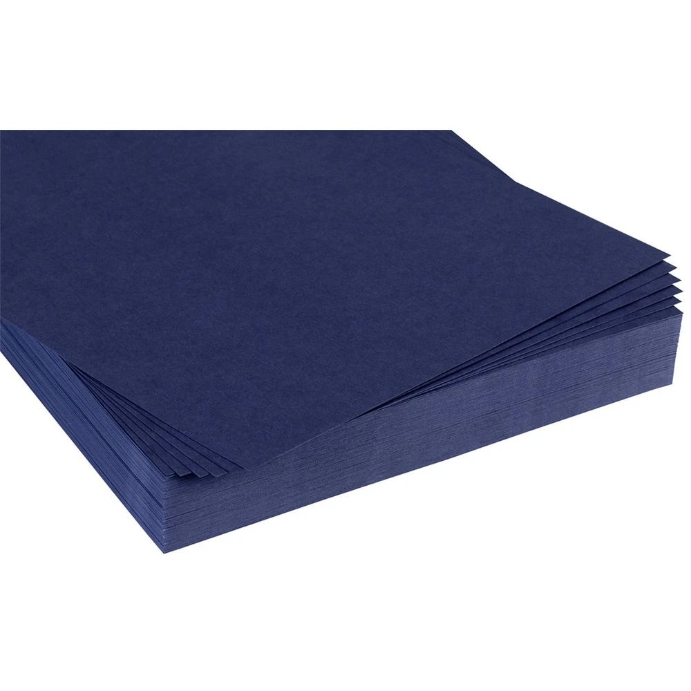 2 GBC Binding Cover A4 Leathergrain Navy Blue 100 Pack, 2 of 4