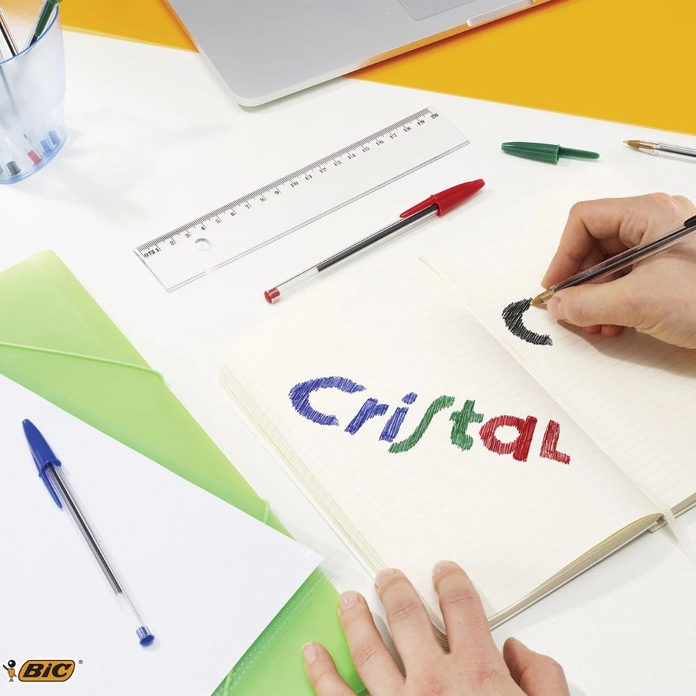 5 BIC Cristal Original Ballpoint Pens Green 12 Pack, 5 of 5