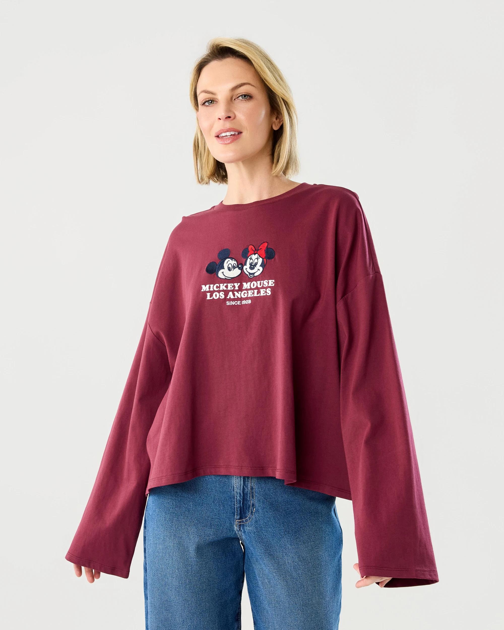 1 Long Sleeve Mickey Mouse License Top Fanclub, 1 of 8
