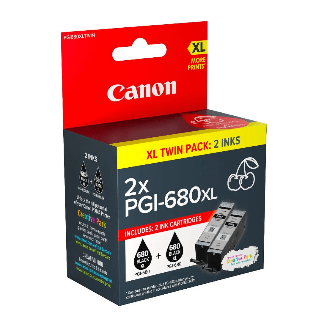3 Canon PGI 680XL Ink Cartridge Twin Pack, 3 of 6