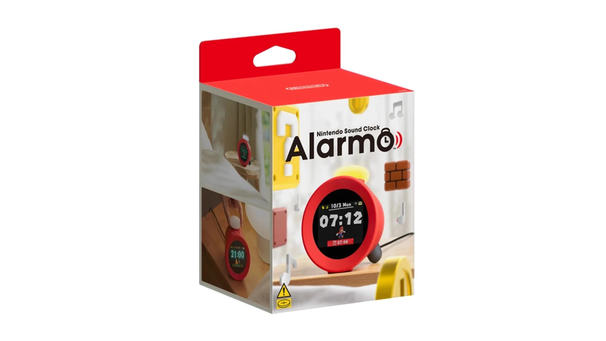3 Nintendo Sound Clock: Alarmo - Red, 3 of 6