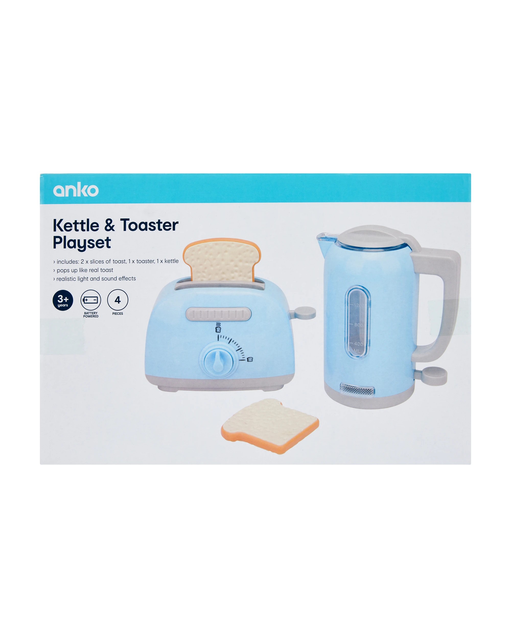 5 4 Piece Kettle and Toaster Playset, 5 of 5