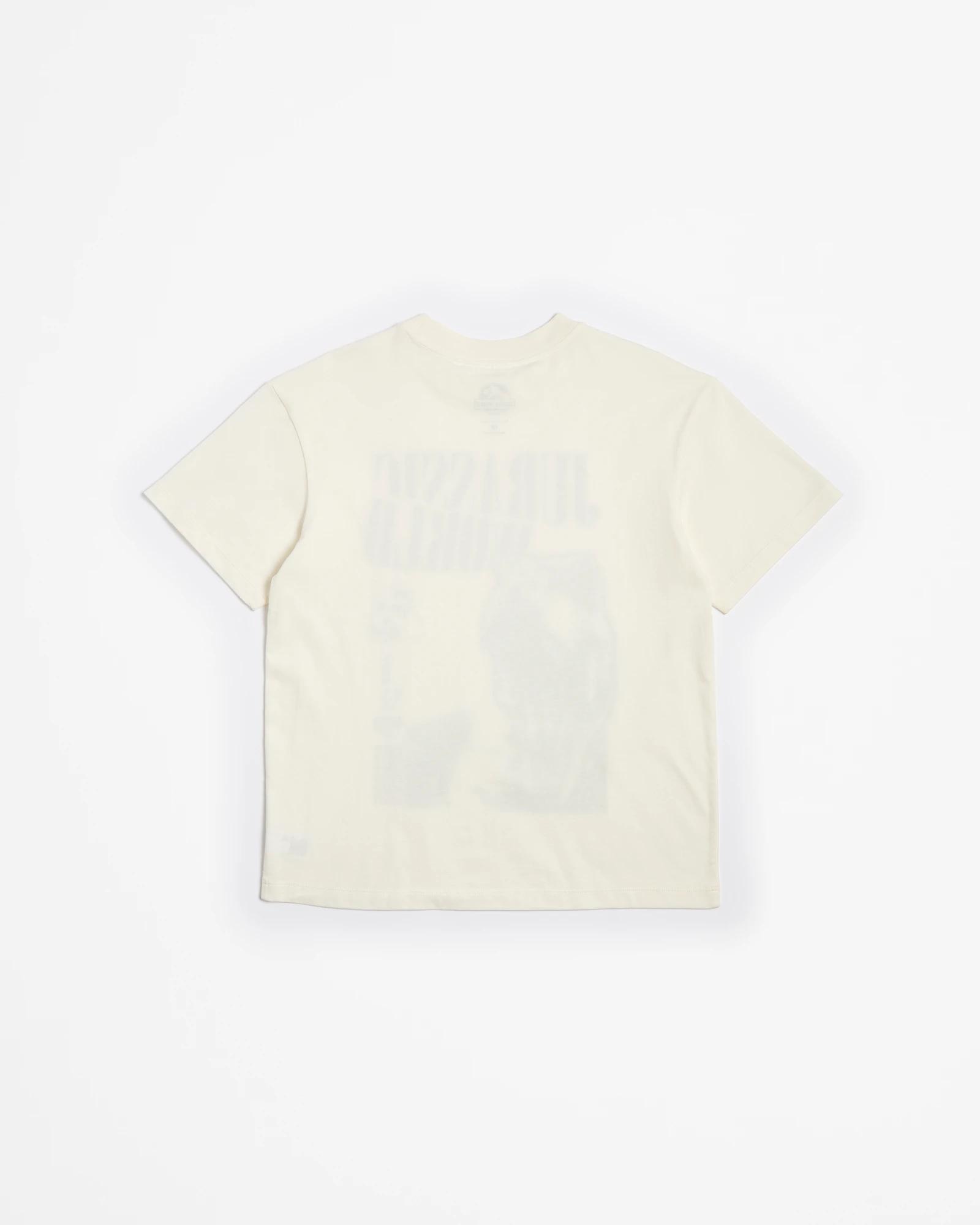 3 Australian Cotton Jurassic World Oversize T-shirt CREAM, 3 of 3