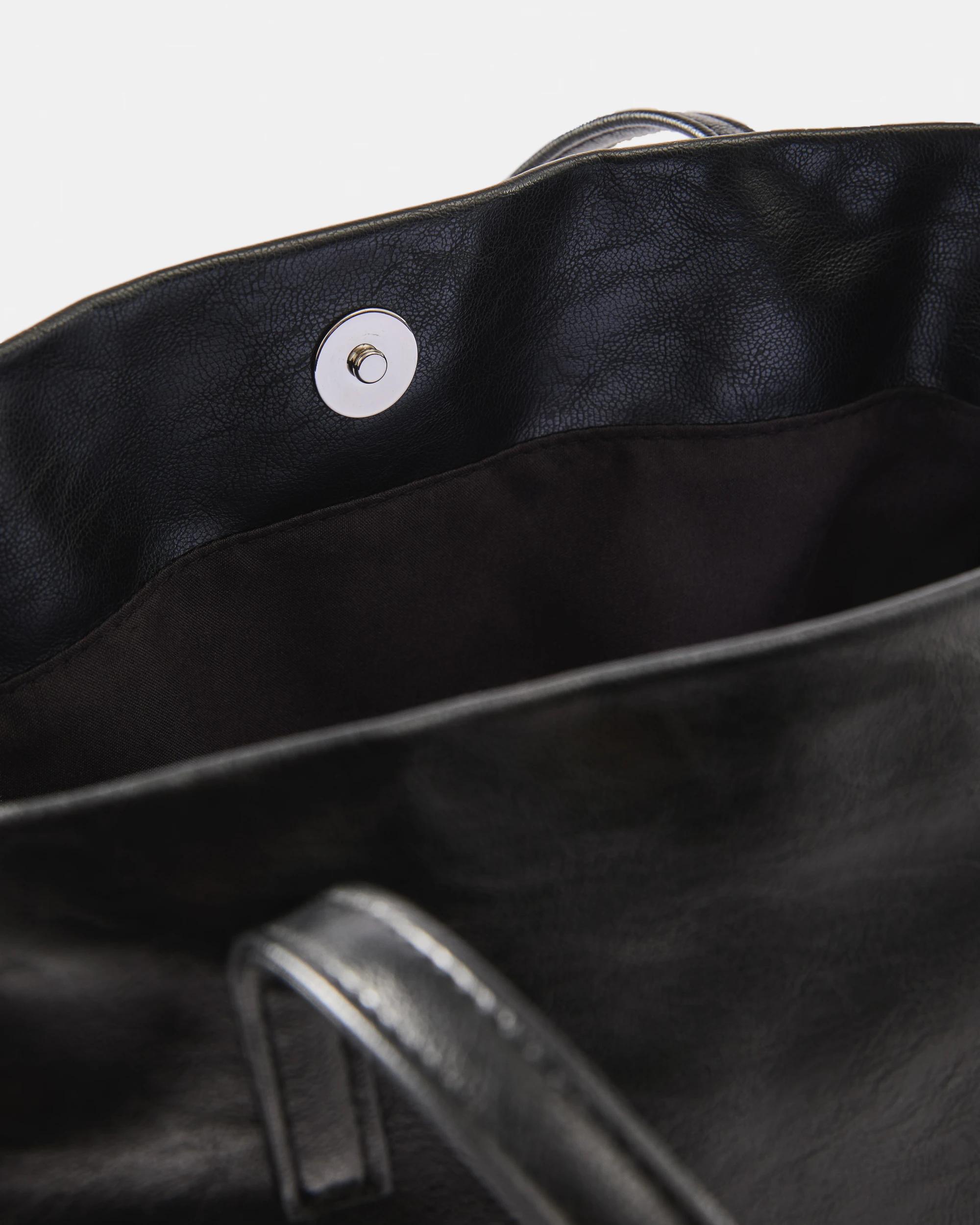 5 Scrunch Tote Bag Black, 5 of 8