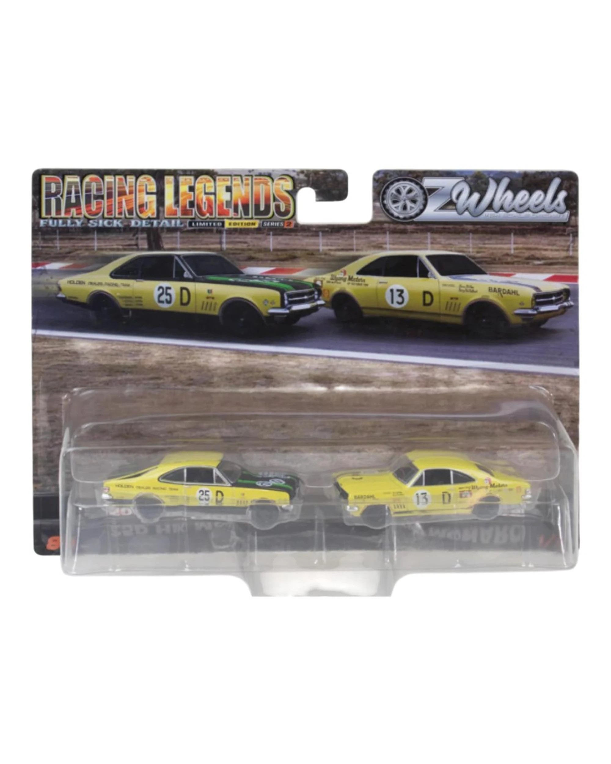 1 Oz Wheels Racing Legends LE S2 Holden 25D HK Monaro & 13D HK Monaro 1:64 2pk, 1 of 3