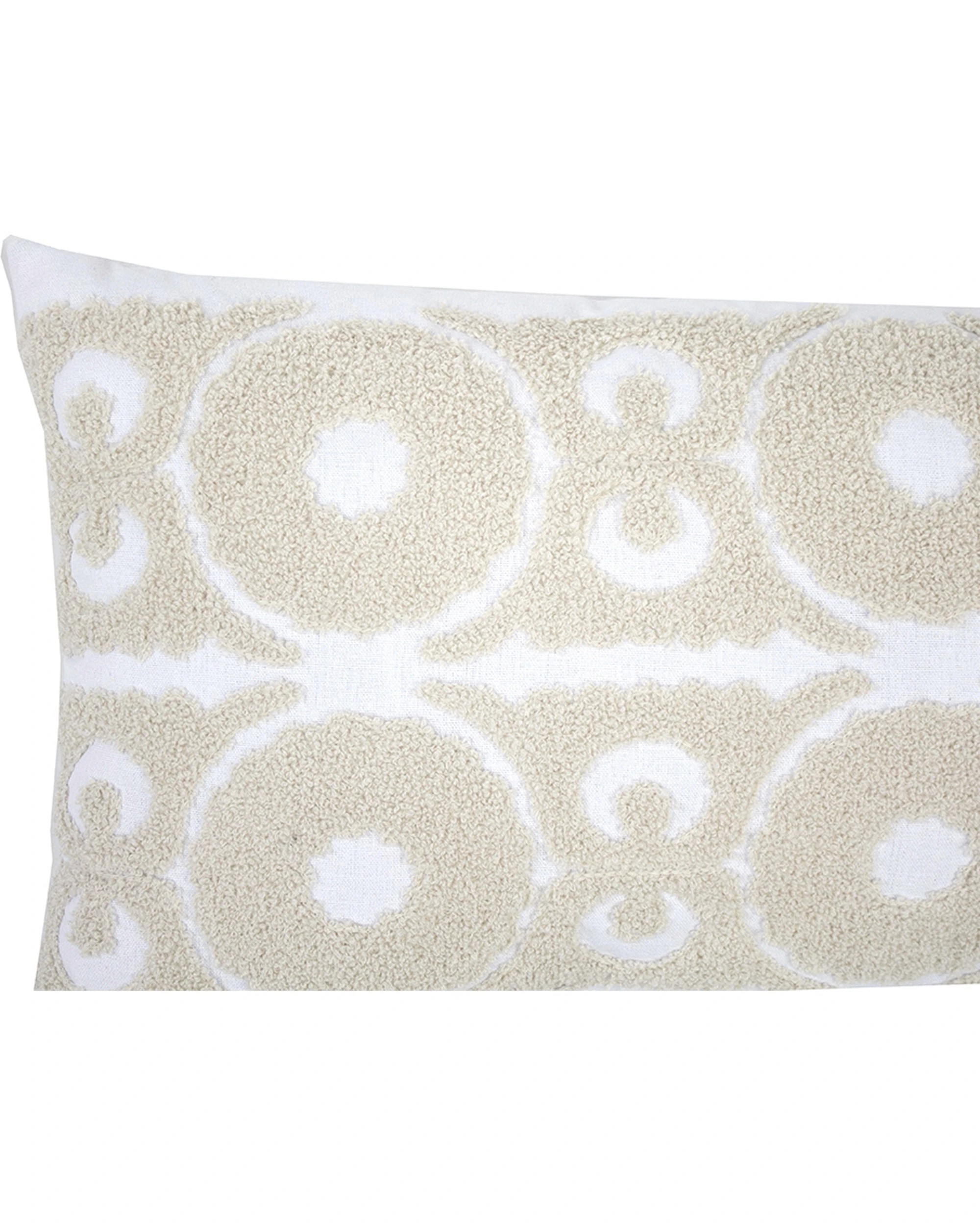 Bambury Home Decor Decorative Philippa Rectangle Cushion Pebble - Beige ...