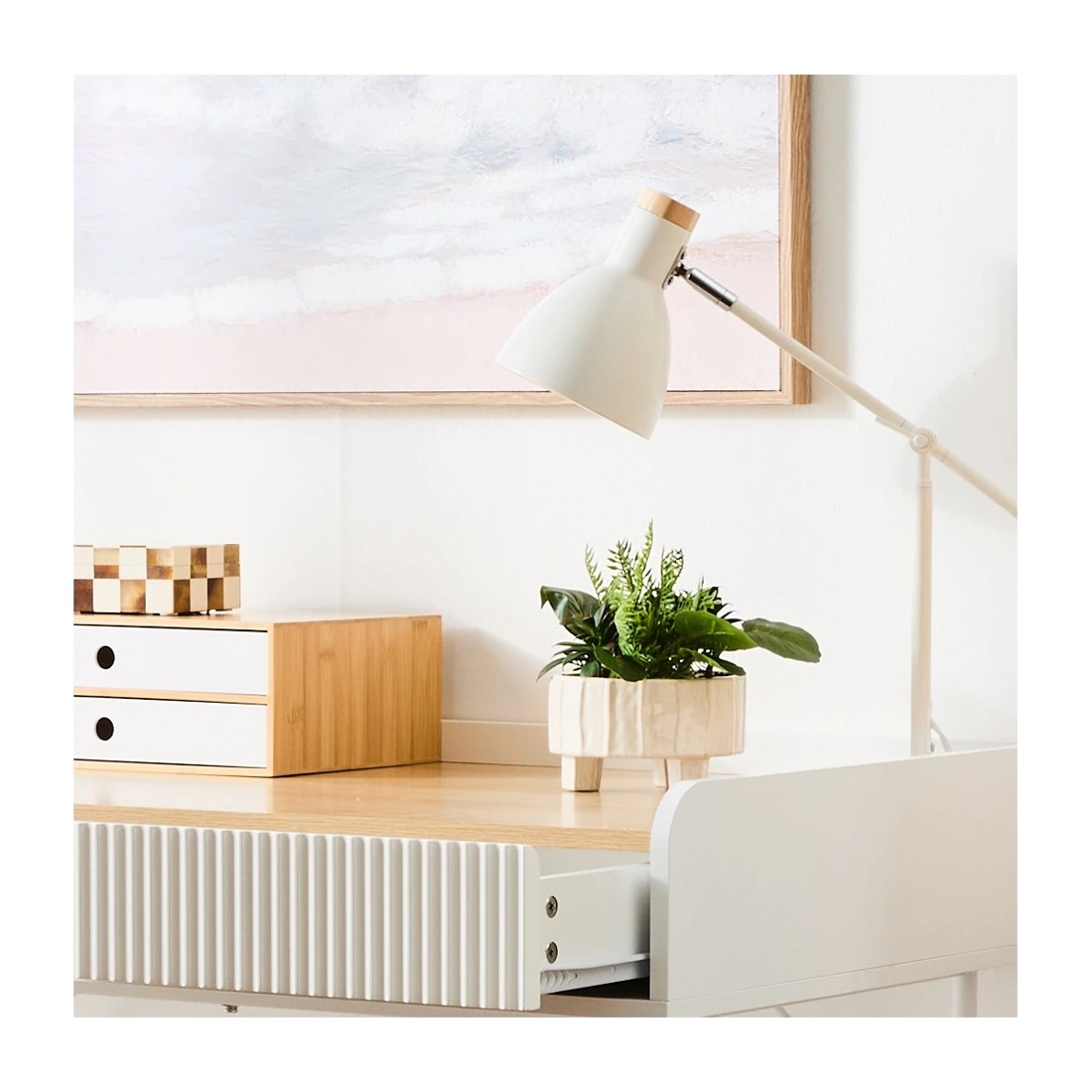 10 Artificial Mixed Foliage in Pot, 10 of 10