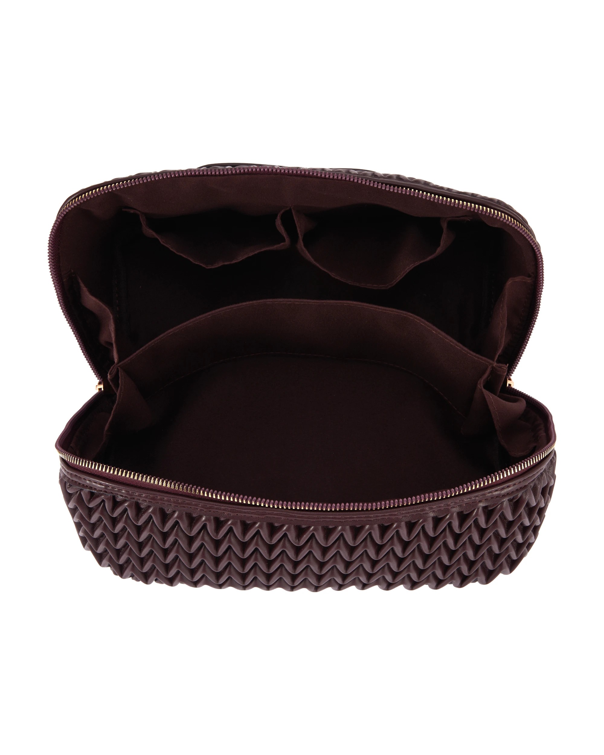 3 OXX Cosmetics Makeup Bag - Brown, 3 of 6