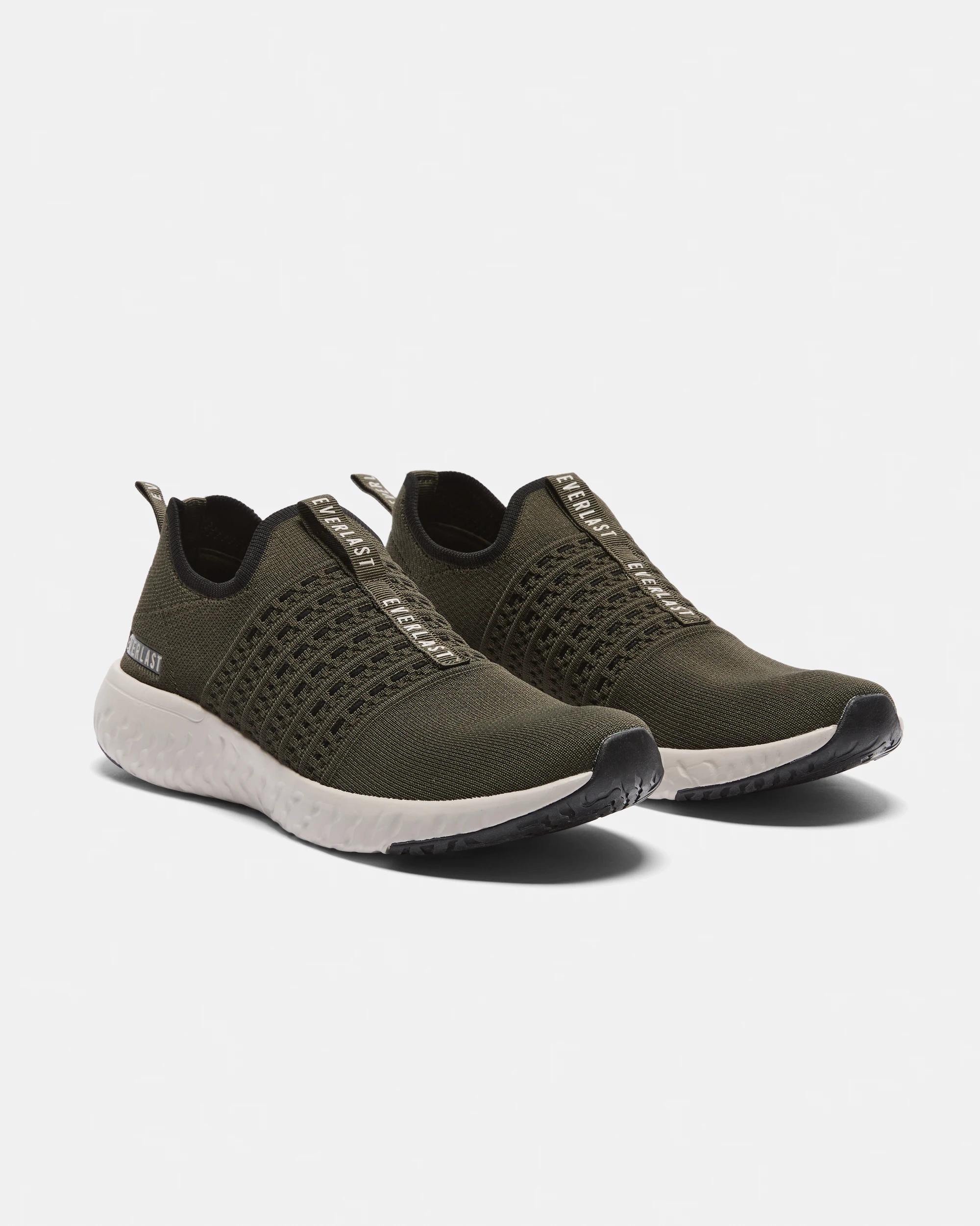 2 Everlast Mens LaGuardia Sneakers Grn Khaki, 2 of 5