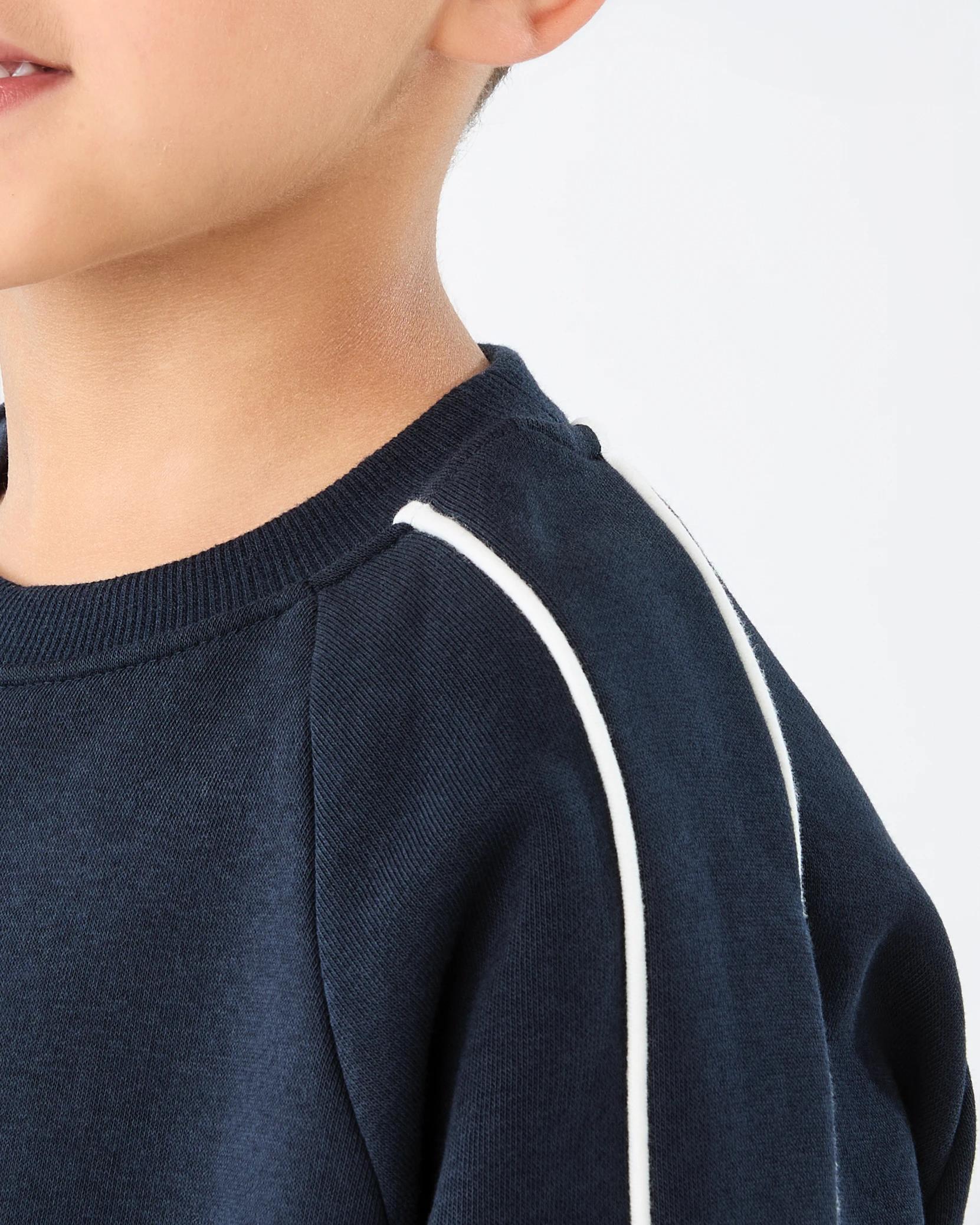 4 Oversized Crew Neck Sweatshirt Sky Cptn, 4 of 7