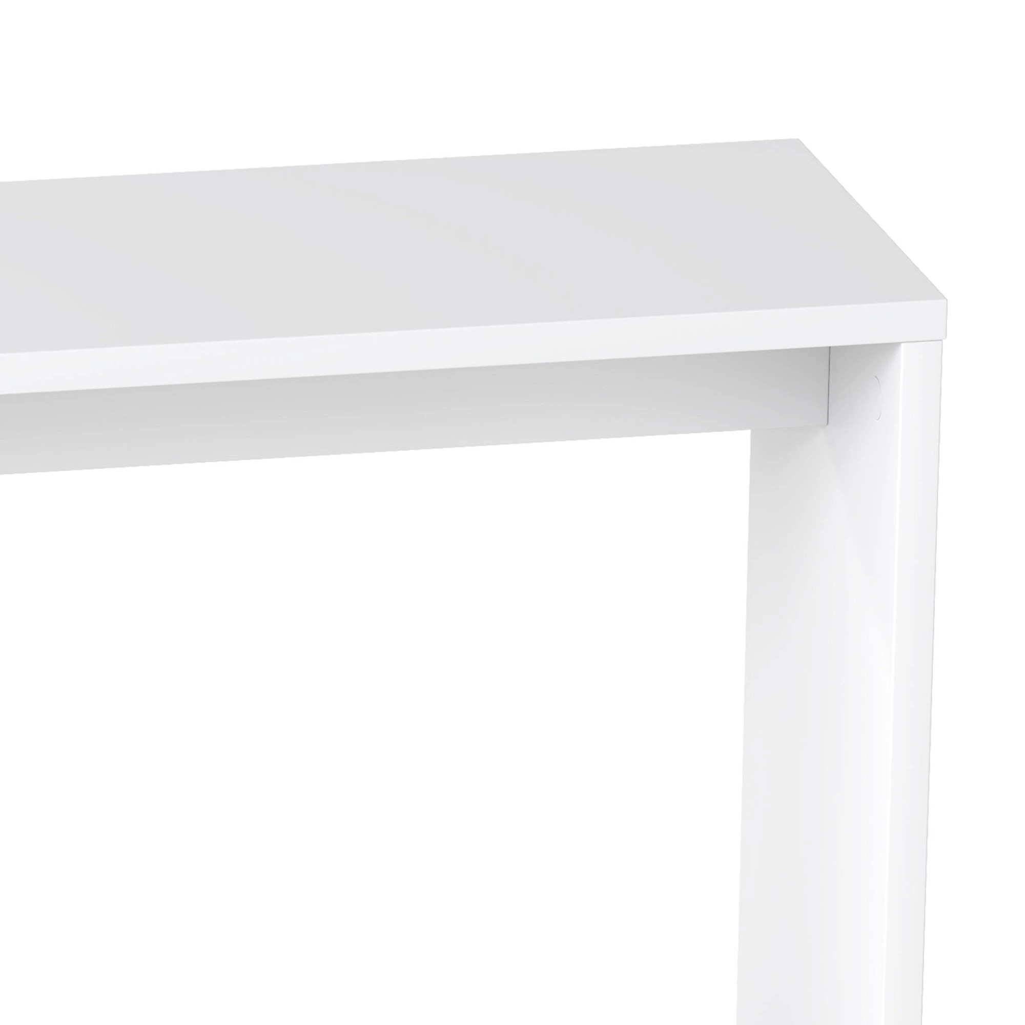 4 Levede Slim Side Table Two-Tier - White, 4 of 9