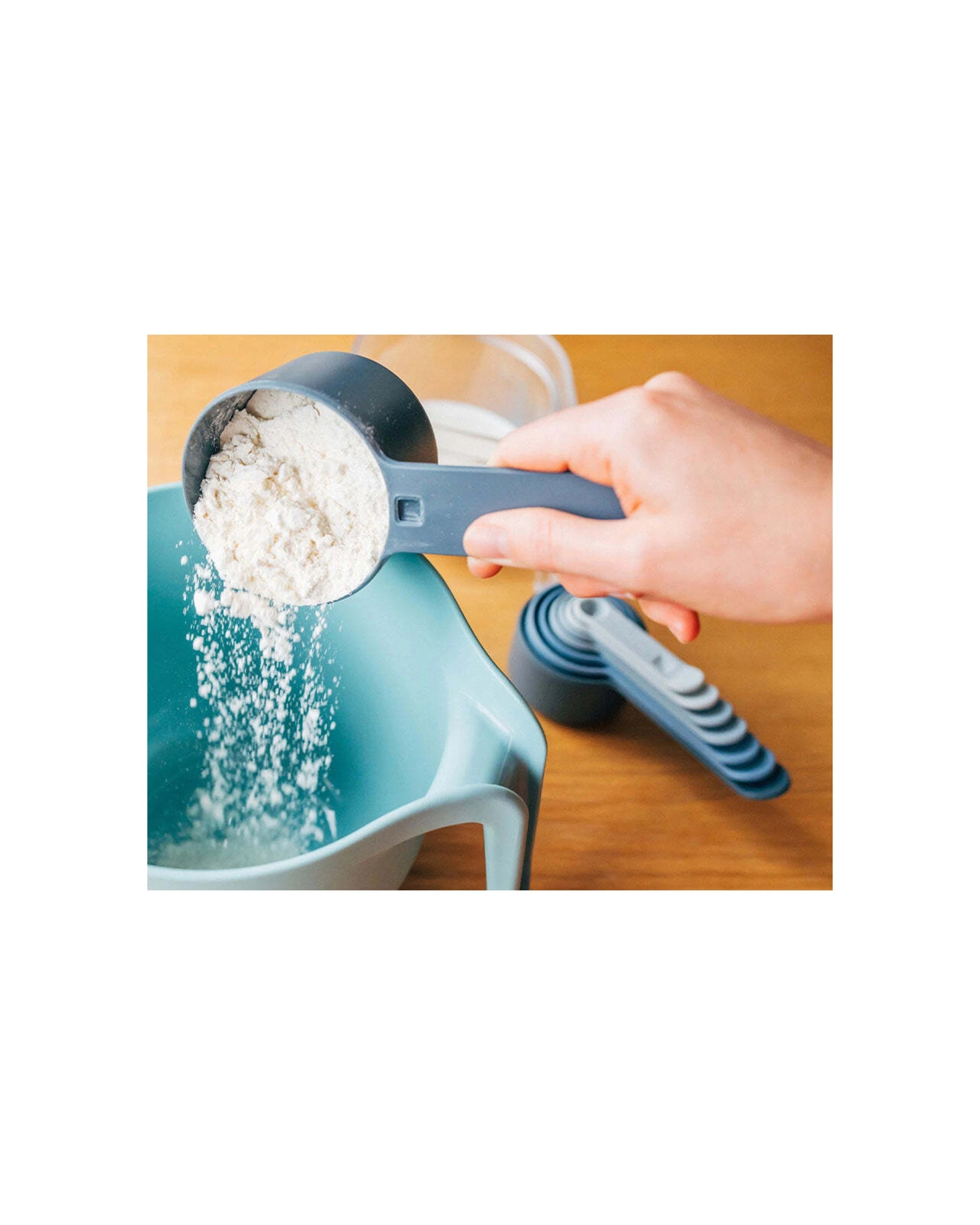 2 Joseph Joseph 8pc Nest Measure Stackable Measuring Cup Set Sky - Multi, 2 of 6