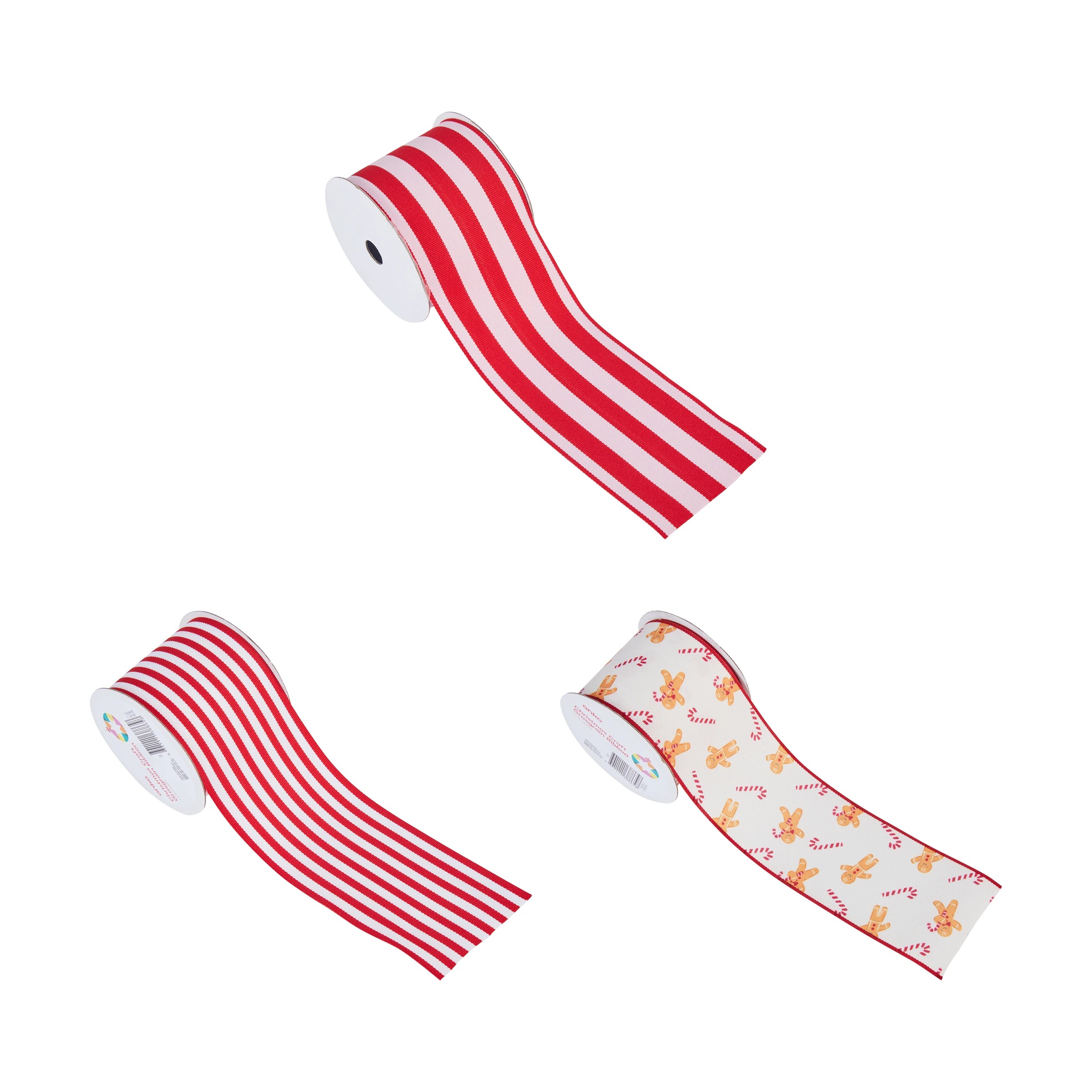 2 Christmas Craft Grosgrain Ribbon - Assorted, 2 of 3