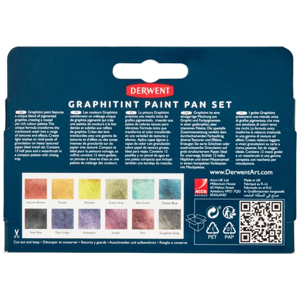 5 Derwent Graphitint Paint Pan 12 Pack, 5 of 5