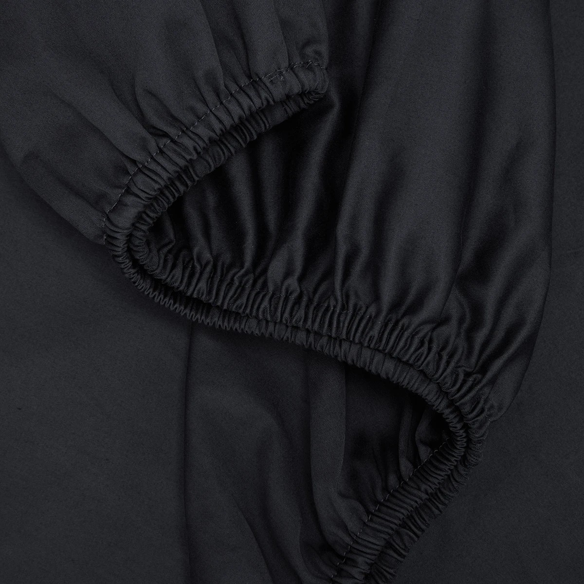 3 500 Thread Count Cotton Sheet Set - Double Bed, Anthracite, 3 of 6