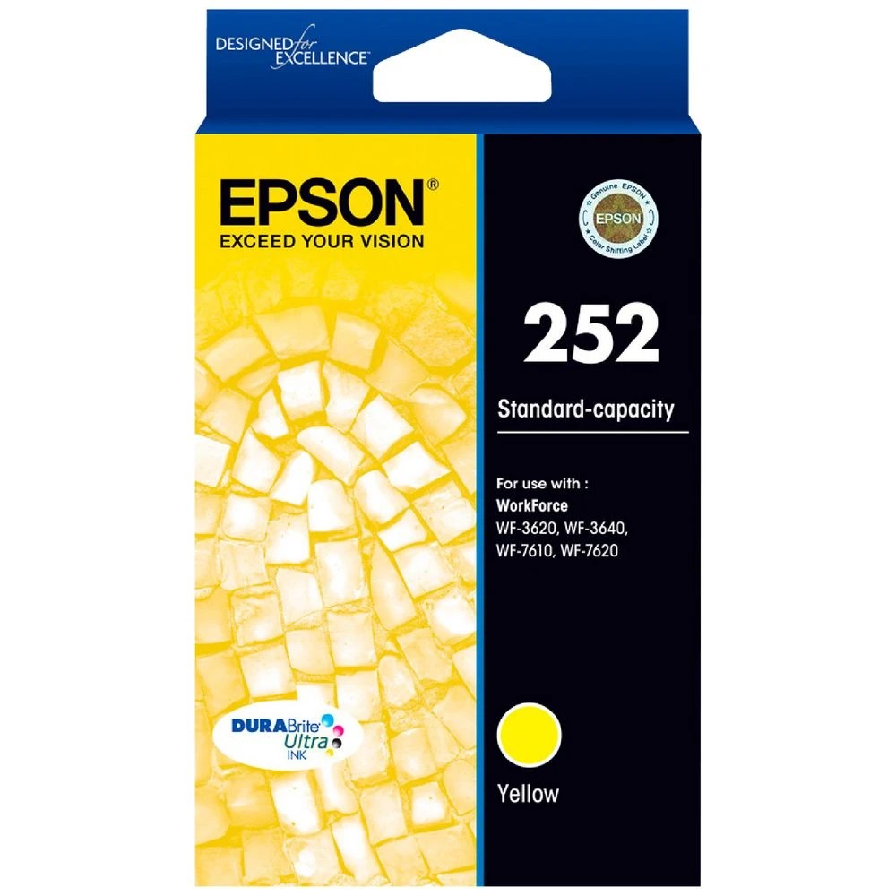 1 Epson 252 Ink Cartridge Yellow, 1 of 1