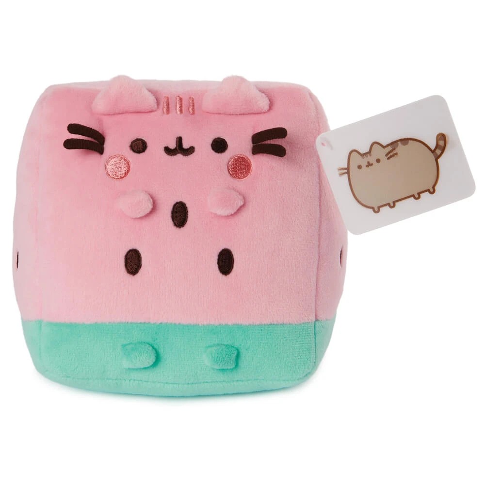 2 Pusheen - Fruits Watermelon Wedge, Fruit-Inspired Plush, Soft Toy, Pink, 15cm Height - Pink, 2 of 5