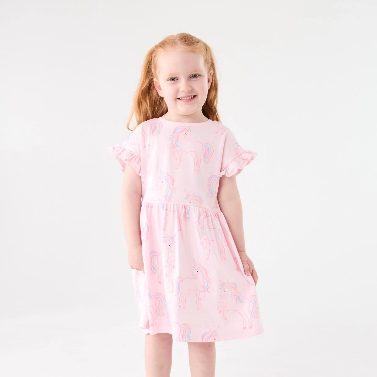 1 Jersey Dress VIBRANT UNICORN BALLERINA, 1 of 8