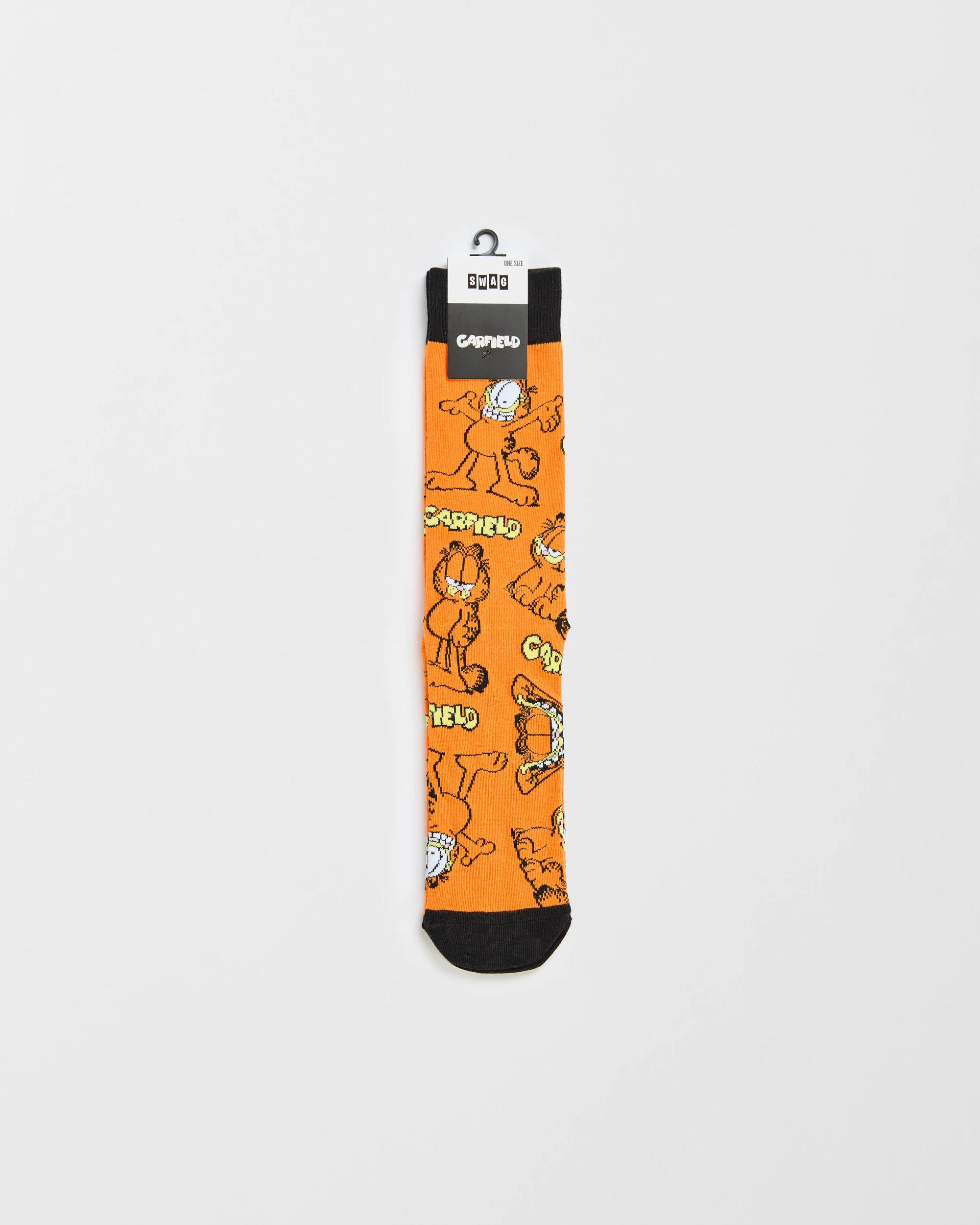 3 Garfield Licensed Crew Socks - Swag GARFIELD, 3 of 3