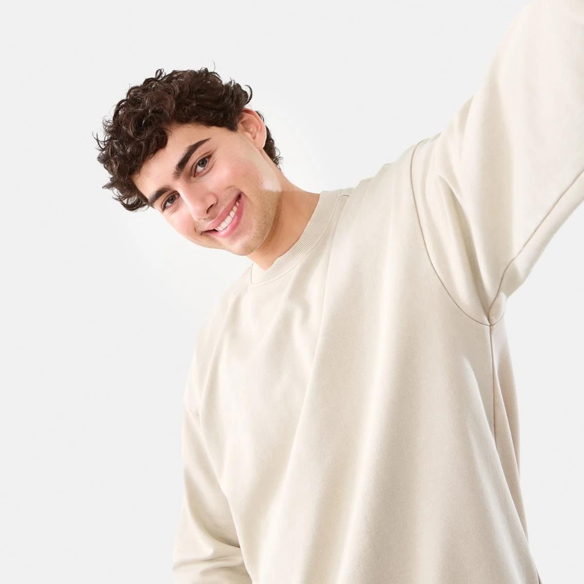 5 Oversized Crew Neck Sweatshirt Bge String, 5 of 9