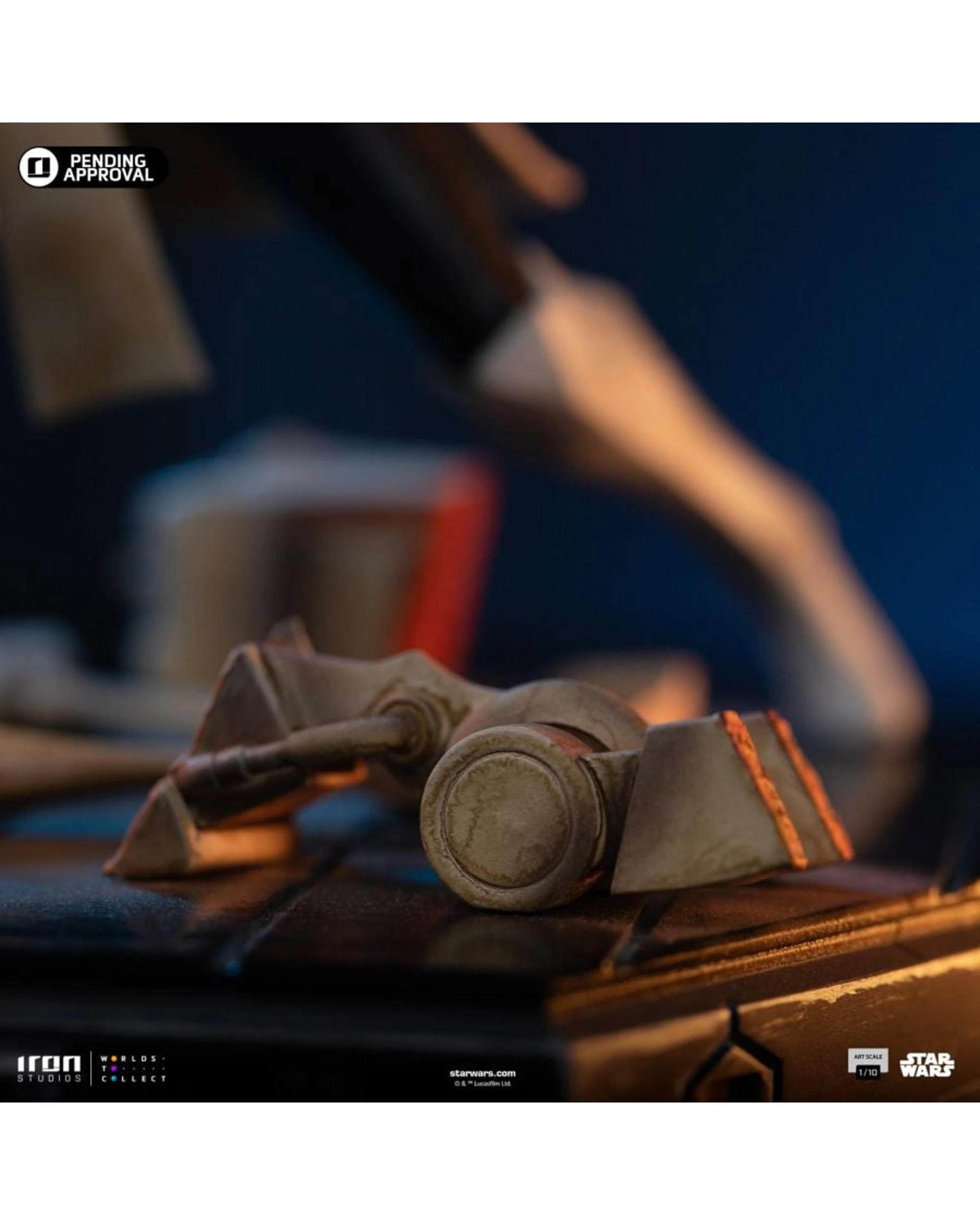 8 Star Wars Clone Wars Obi-Wan Kenobi 1:10 Scale Statue, 8 of 10