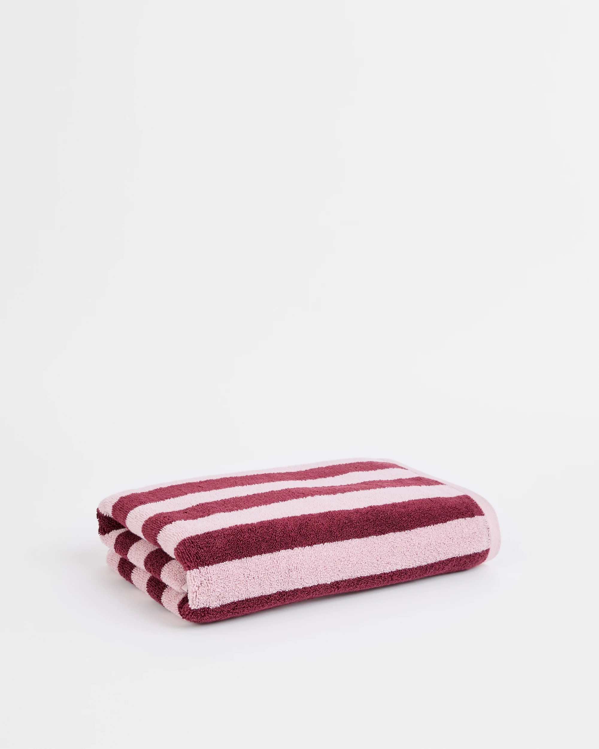 1 Target Rayne Australian Cotton Stripe Bath Towel - Pink, 1 of 3