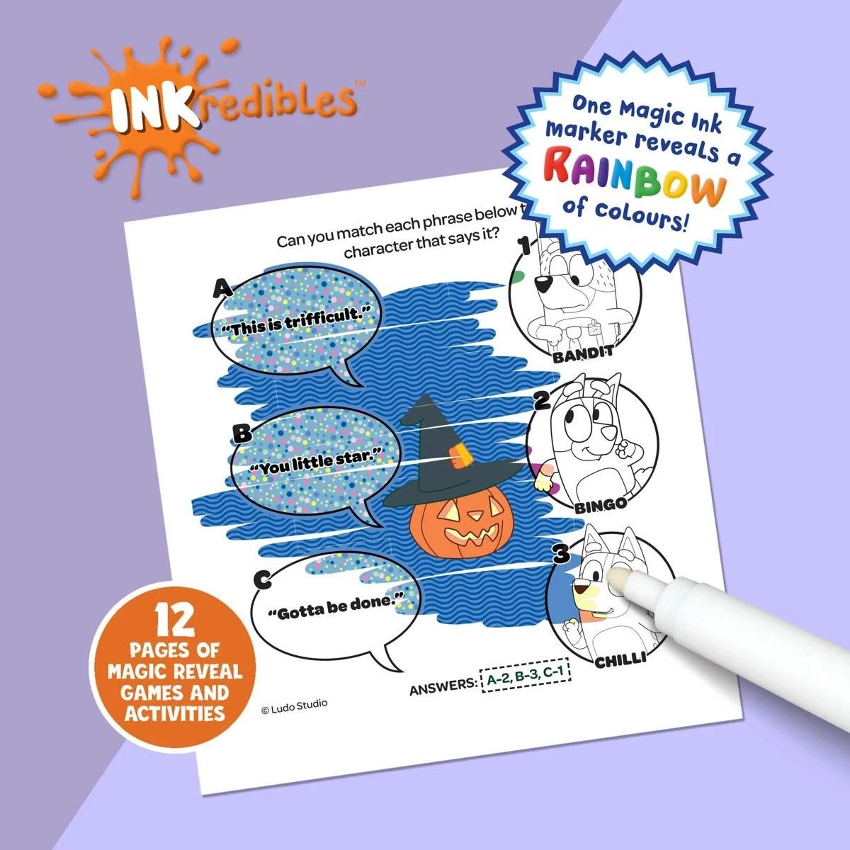 7 INKredibles Bluey Halloween Mess-Free Activity Kit - Book, 7 of 9