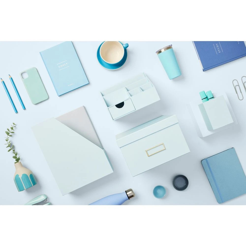 4 Otto Pastel Deep A4 Storage Box Blue, 4 of 5