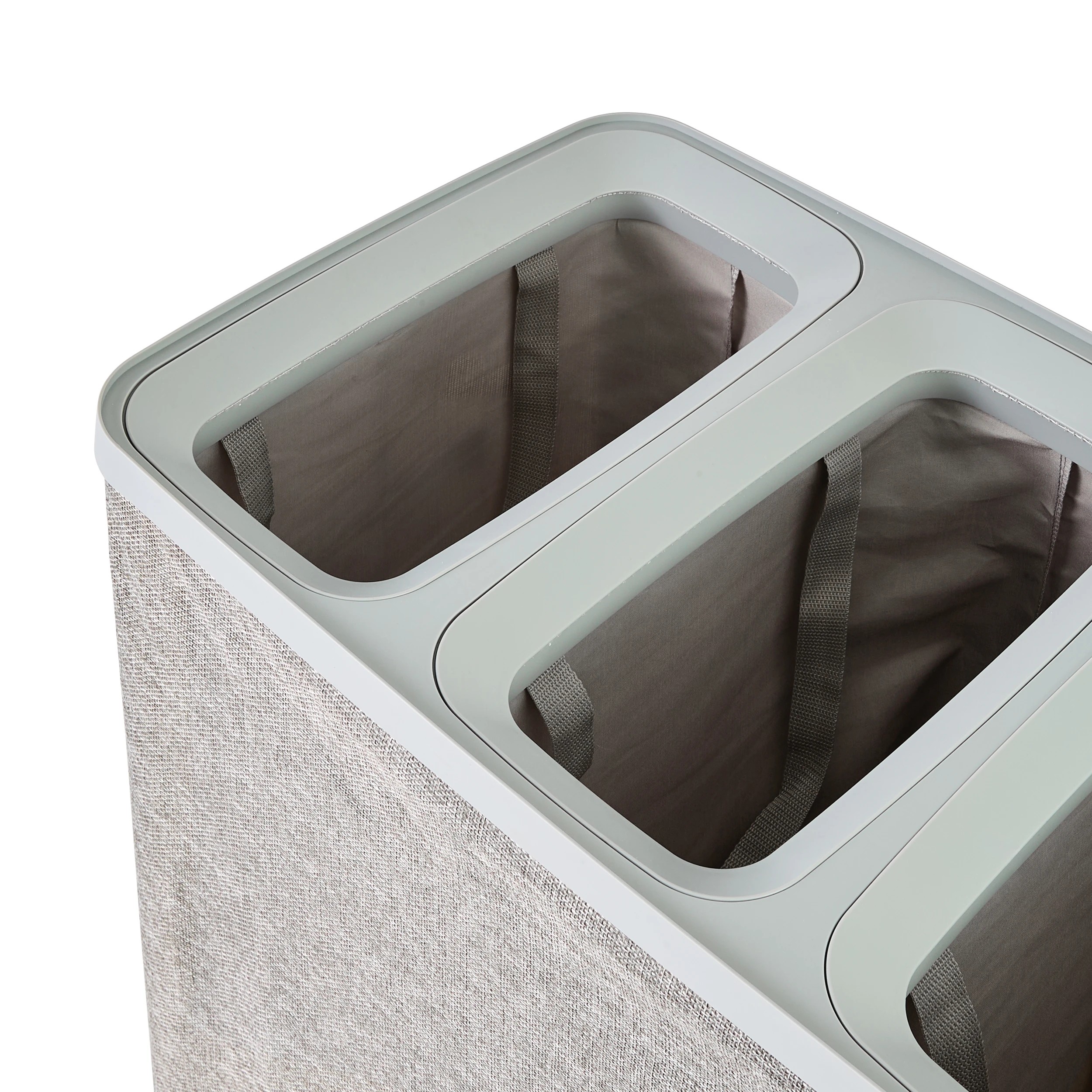 8 Triple Section Laundry Hamper, 8 of 9