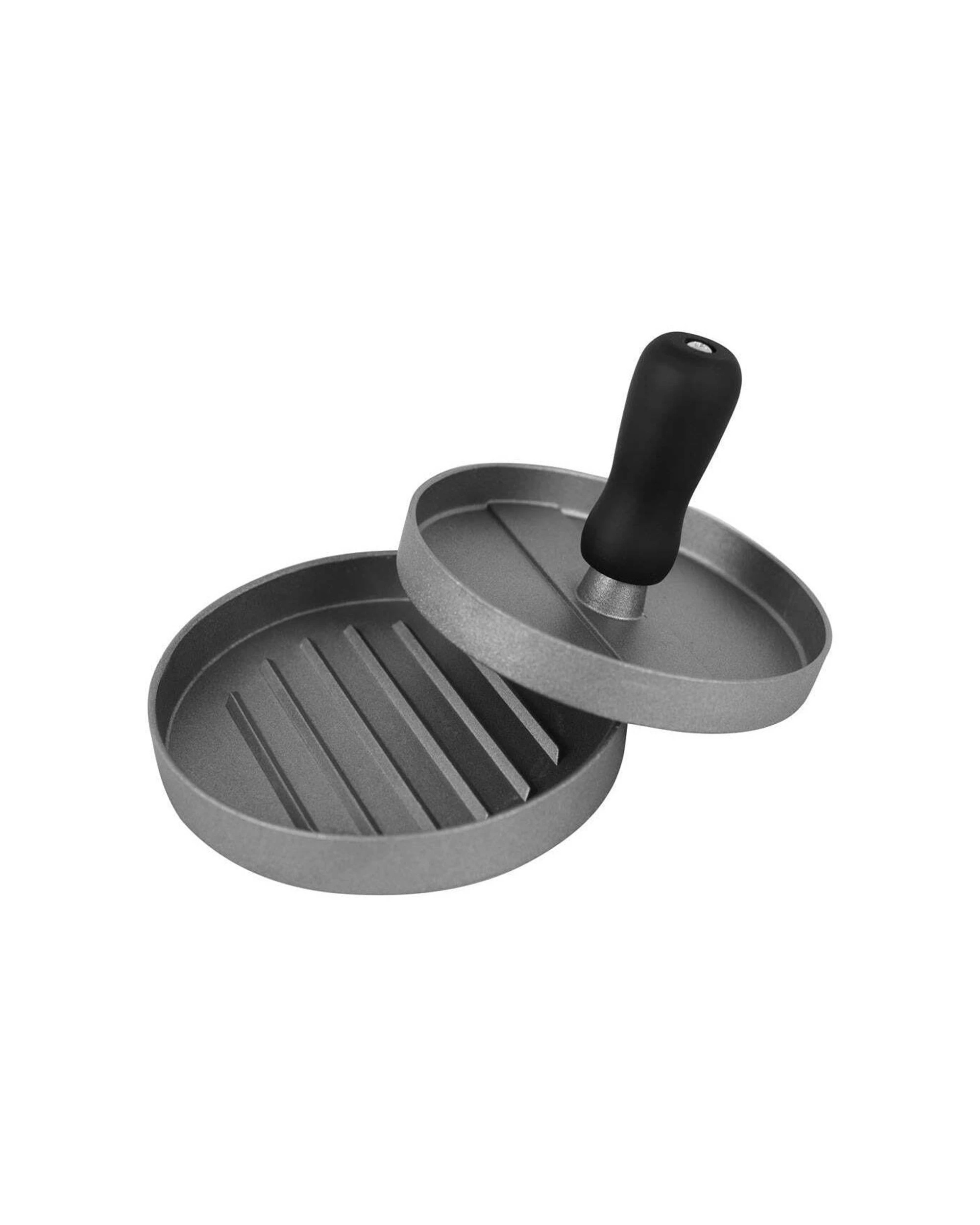 1 Avanti 11.5cm Aluminium Single Burger Press Cooking Utensil Non-Stick - Grey, 1 of 1