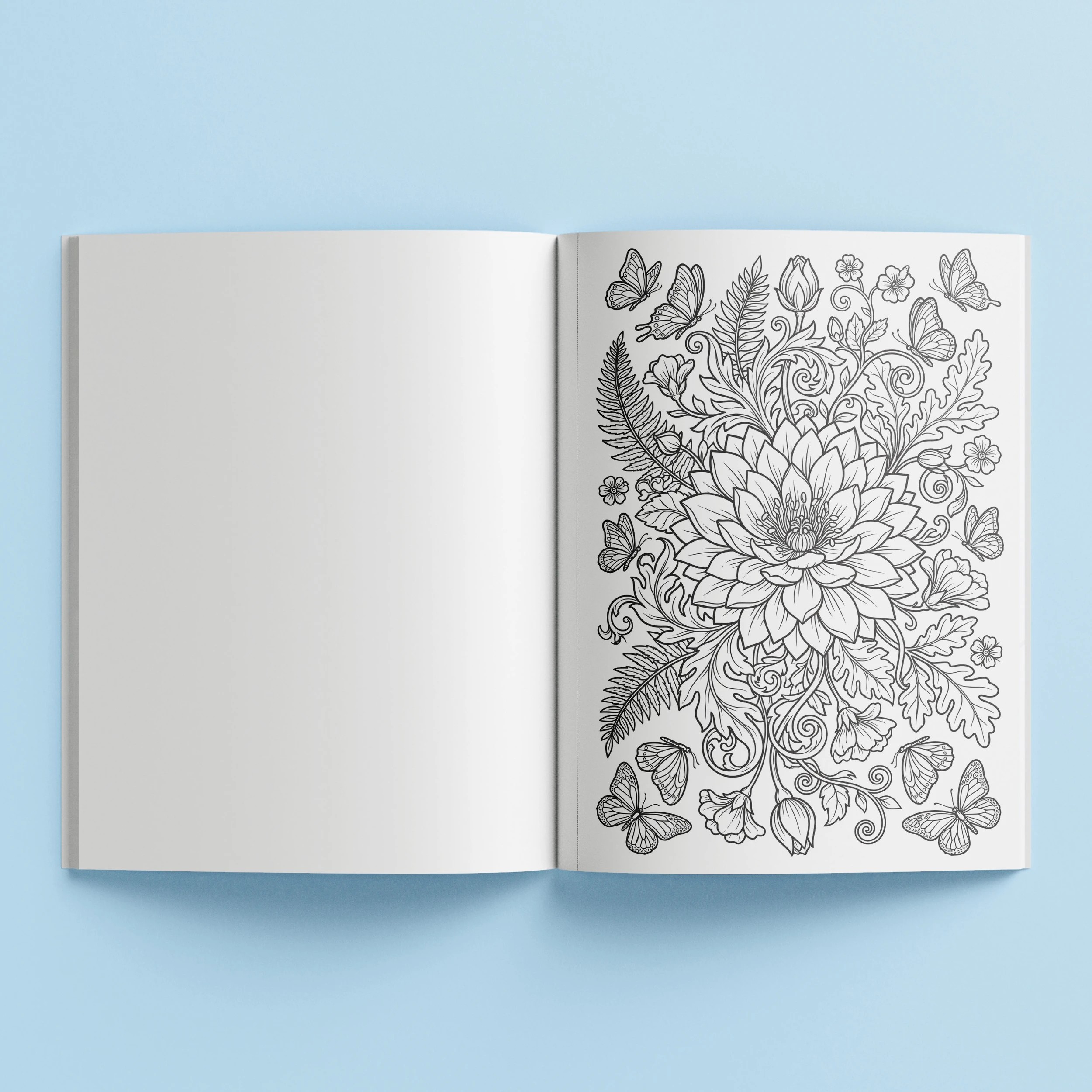 4 Art Maker Floral Symphony Colouring Book, 4 of 5