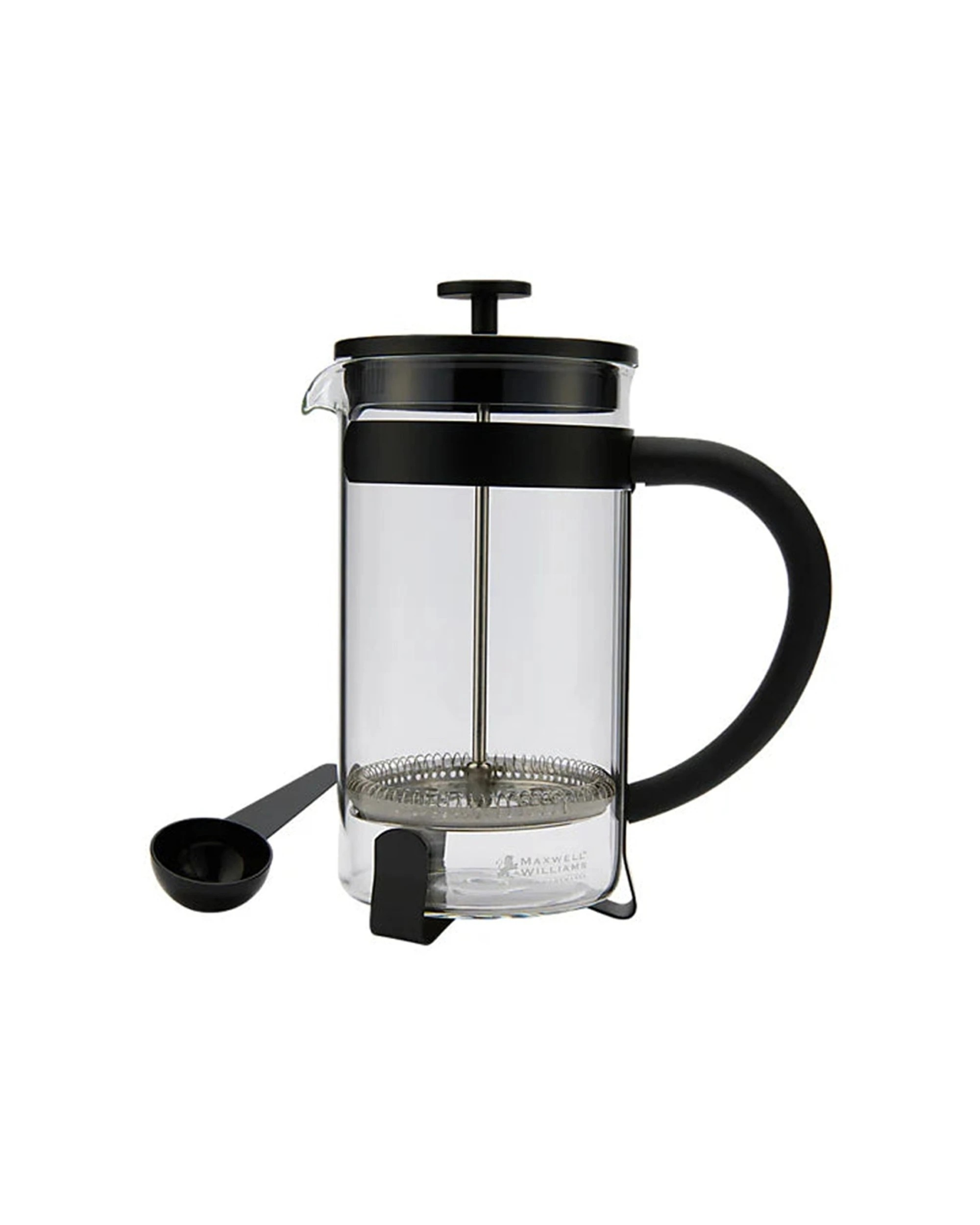 1 Maxwell Williams Blend Coffee Plunger 1L French Press Borosilicate Glass - Black, 1 of 2